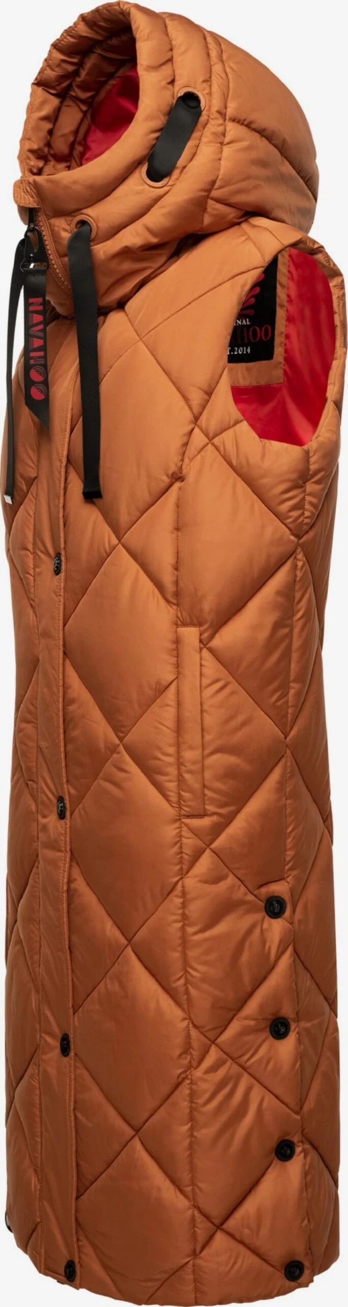 Navahoo Bodywarmers Bodywarmer Schnuckel Dames Cognac 4 Navahoo Bodywarmers Bodywarmer Schnuckel Dames Cognac - Afbeelding 2
