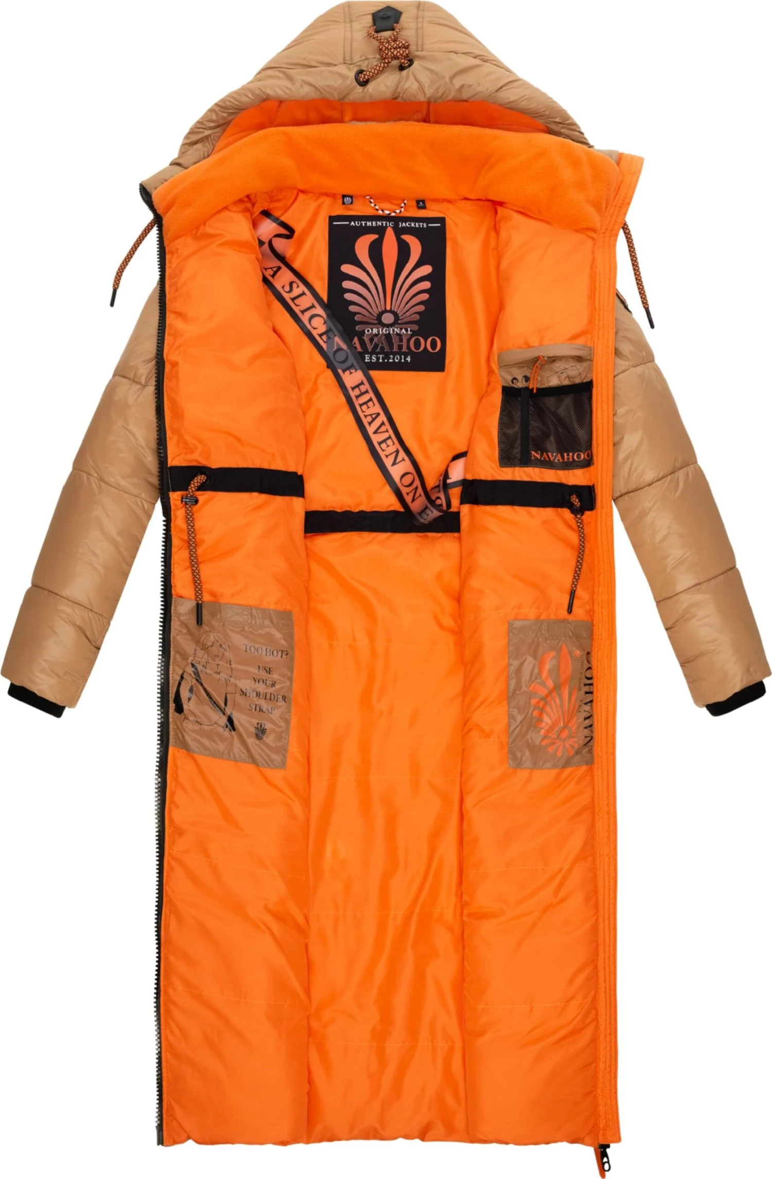 Navahoo Wintermantels Wintermantel Schmuseengel Dames Camel 7 Navahoo Wintermantels Wintermantel Schmuseengel Dames Camel - Afbeelding 5