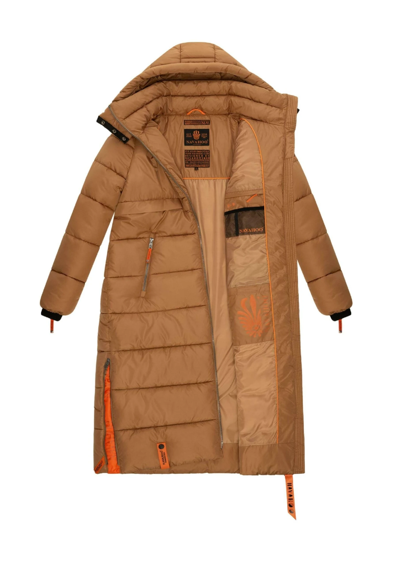 Navahoo Kristallblume - Winterjas - Camel 6 Navahoo Kristallblume - Winterjas - Camel - Afbeelding 4