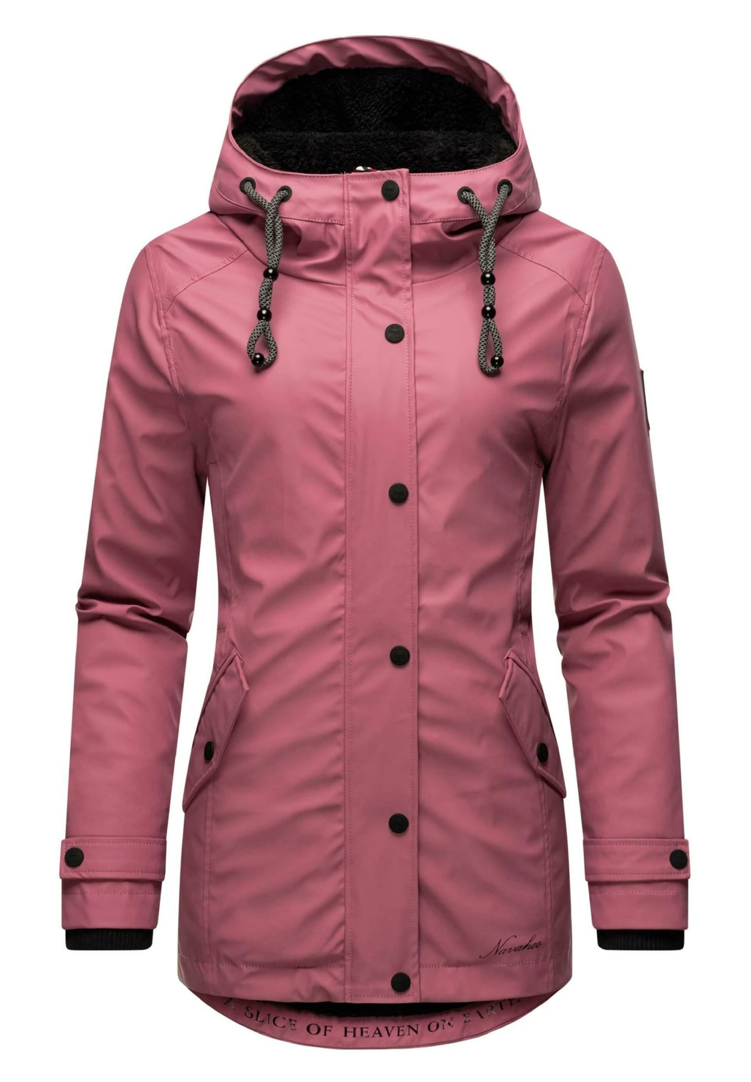 Navahoo Lindraa - Winterjas - Dark Rose 6 Navahoo Lindraa - Winterjas - Dark Rose - Afbeelding 4