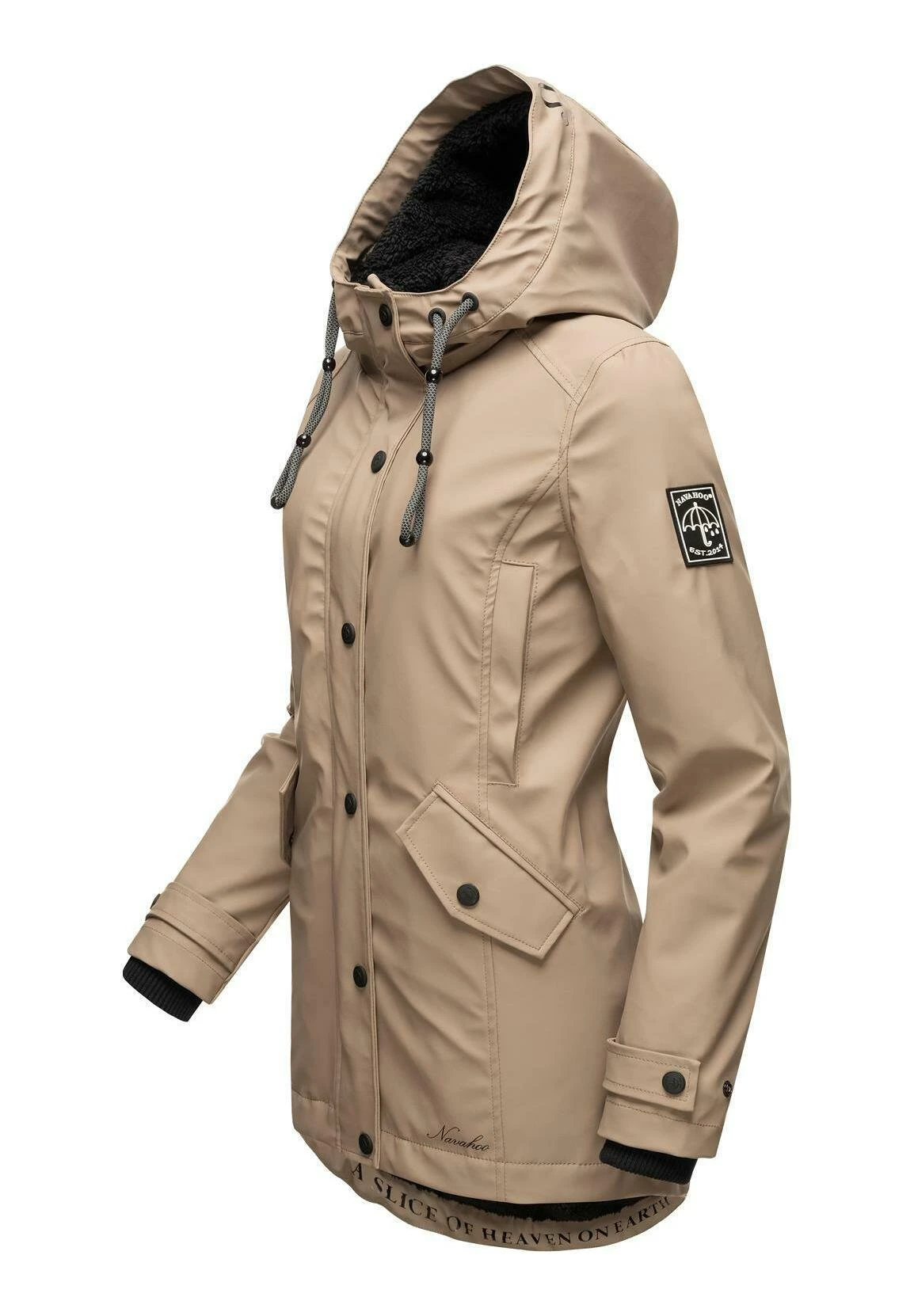 Navahoo Lindraa - Winterjas - Taupe 4 Navahoo Lindraa - Winterjas - Taupe - Afbeelding 2