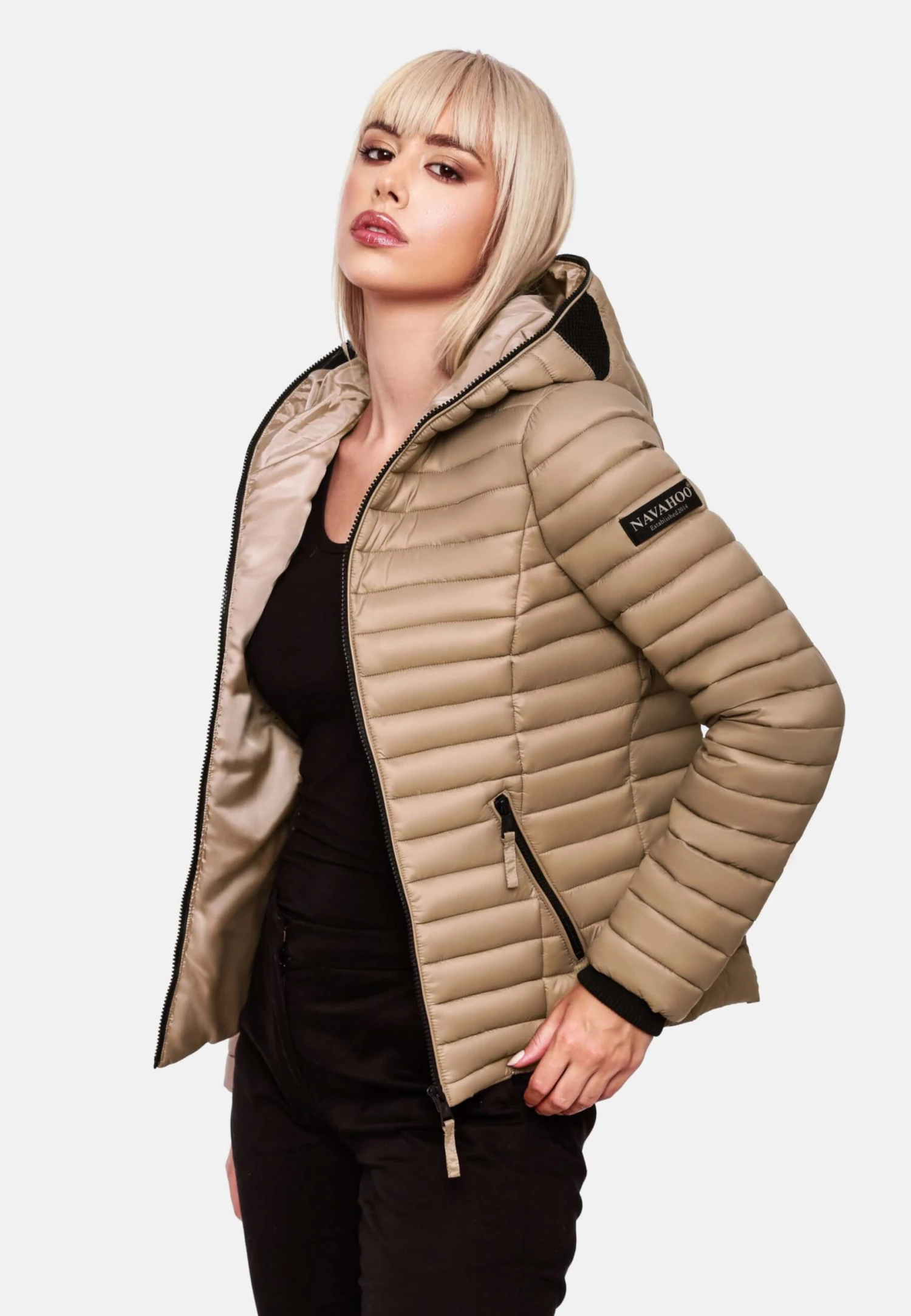 Navahoo Tussenjassen Tussenjas Kimuk Dames Bruin 9 Navahoo Tussenjassen Tussenjas Kimuk Dames Bruin - Afbeelding 7