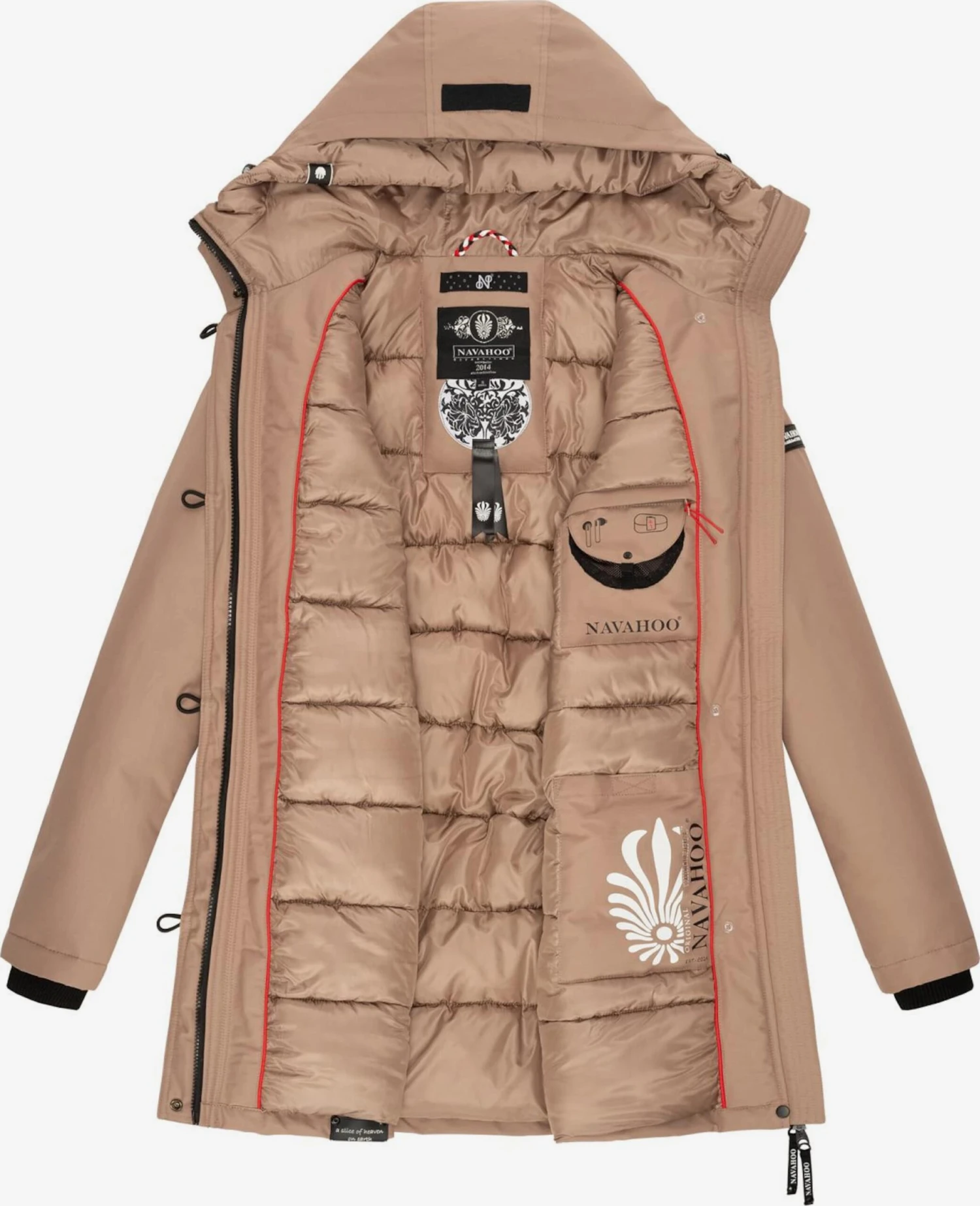 Navahoo Parkas Winterparka Freeze Stoorm Dames Lichtbruin 8 Navahoo Parkas Winterparka Freeze Stoorm Dames Lichtbruin - Afbeelding 6