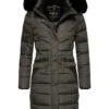 Navahoo Paula - Winterjas - Anthracite With Black Fur
