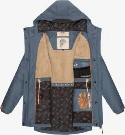 Navahoo Regenmantels Tussenmantel Rainy Forest Dames Duifblauw -Navahoo c4c926fd6bae9e56d086866f31dae21e