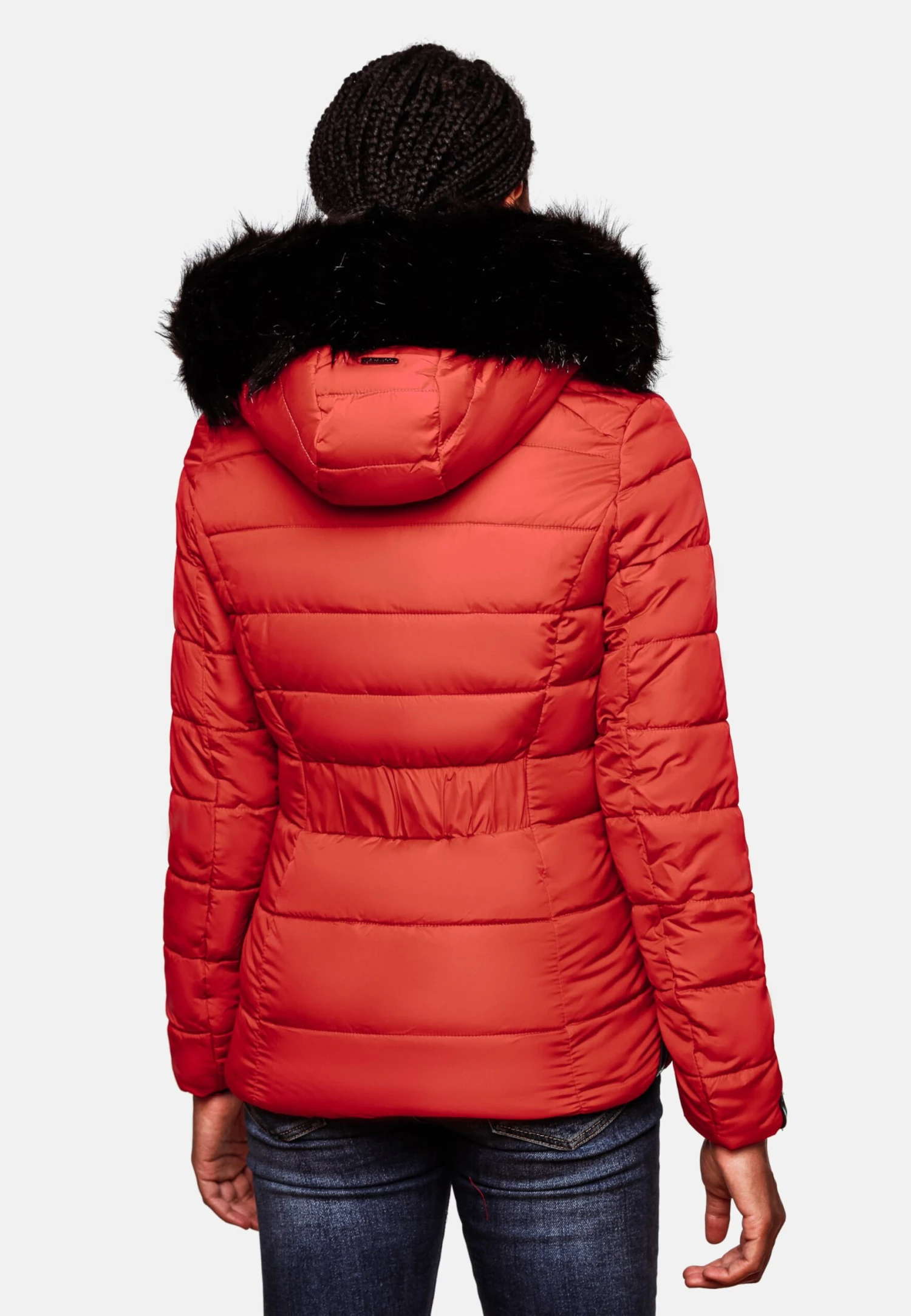 Navahoo Winterjassen Winterjas Zuckerbiene Dames Knalrood 11 Navahoo Winterjassen Winterjas Zuckerbiene Dames Knalrood - Afbeelding 9