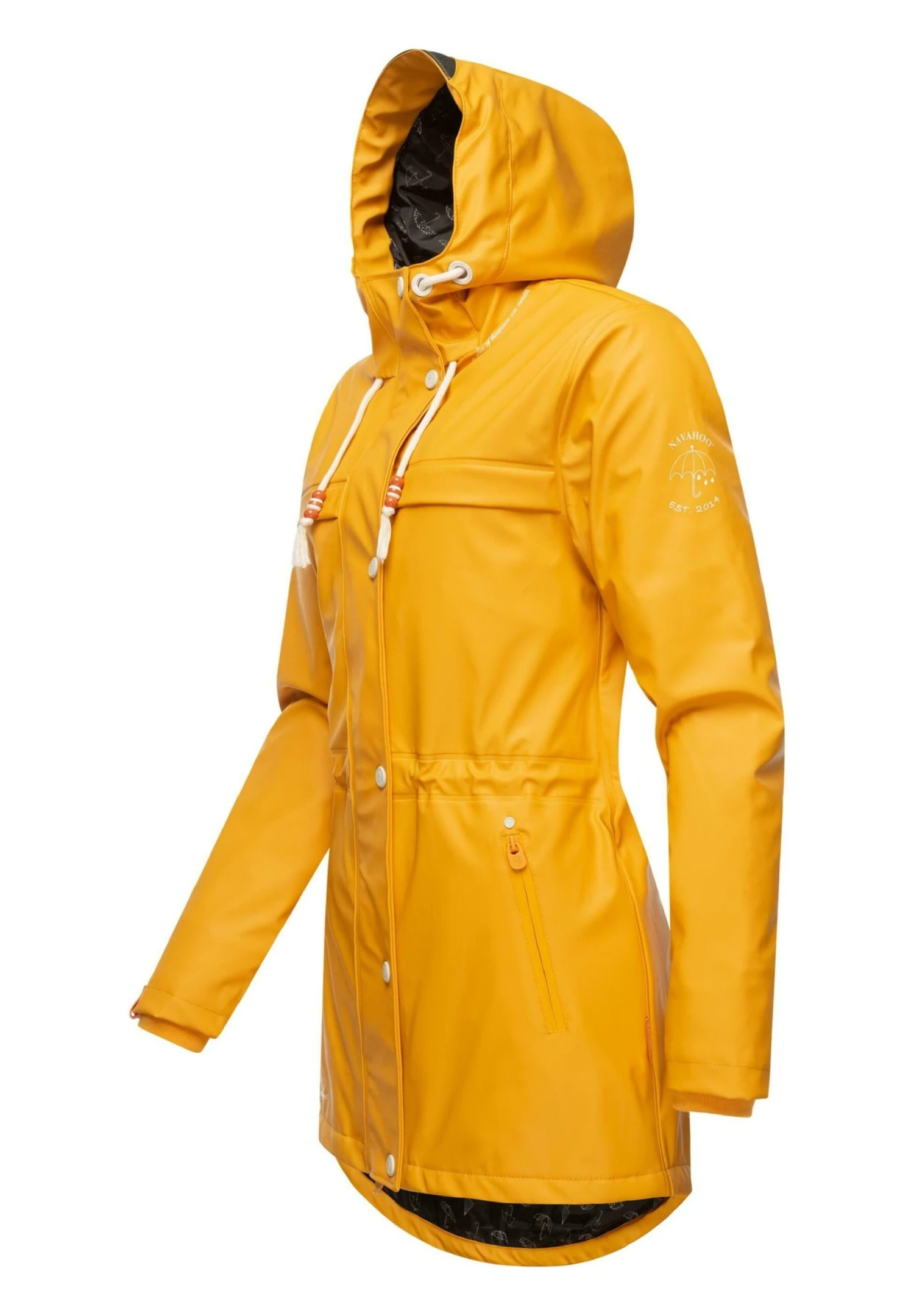 Navahoo Rainy Forest - Regenjas - Amber Yellow 4 Navahoo Rainy Forest - Regenjas - Amber Yellow - Afbeelding 2