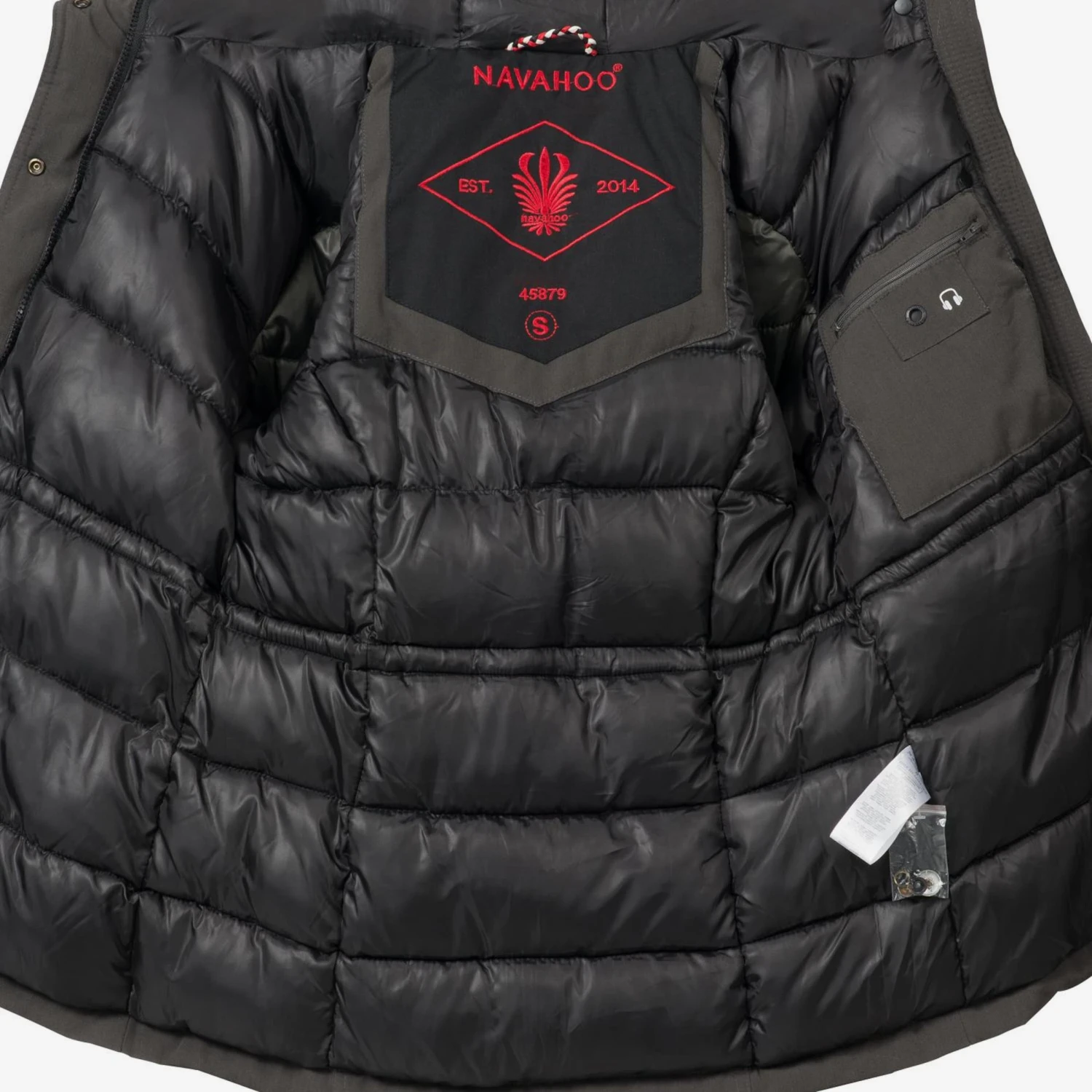 Navahoo Winterjassen Winterjas Laura Dames Antraciet 6 Navahoo Winterjassen Winterjas Laura Dames Antraciet - Afbeelding 4