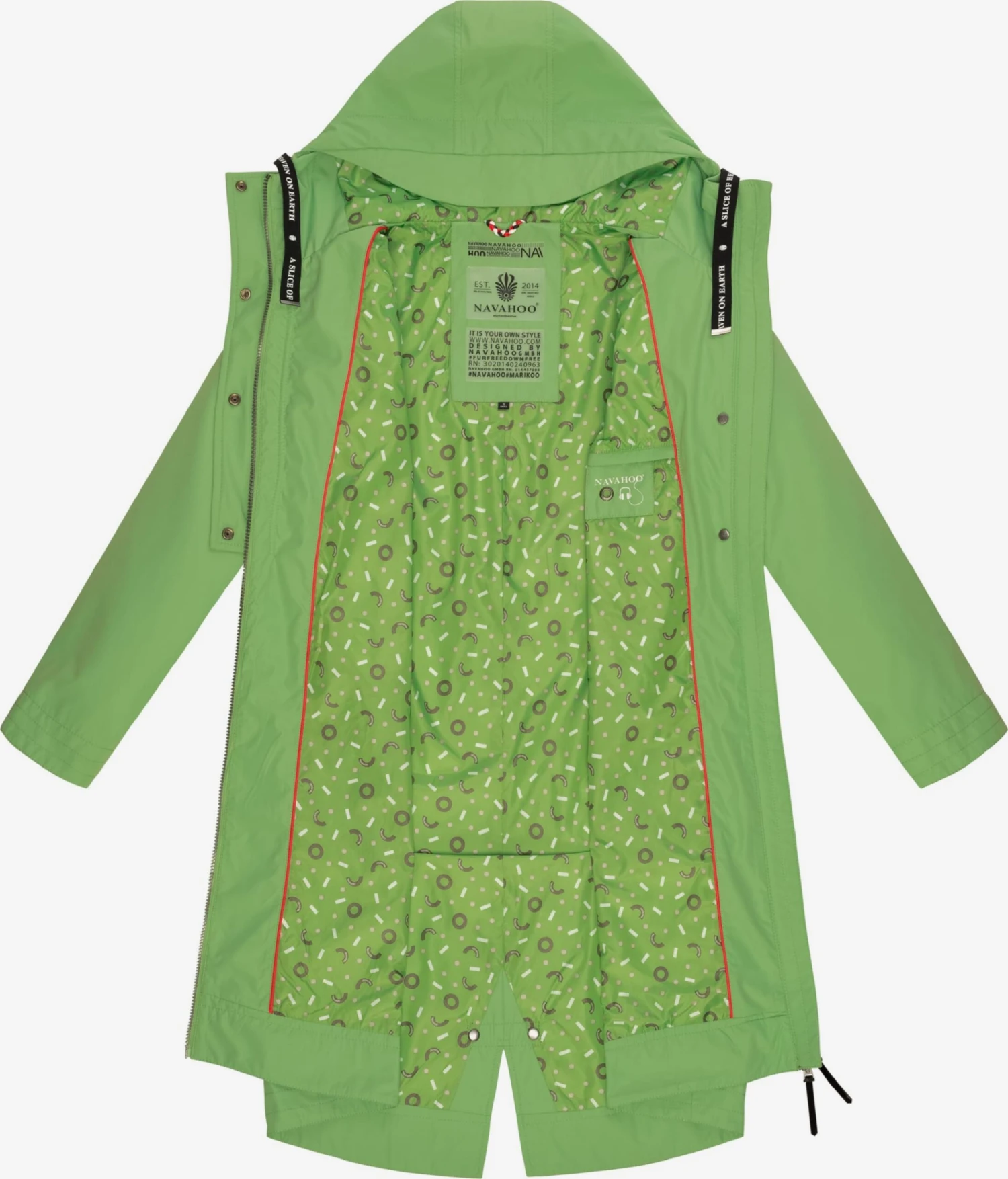 Navahoo Parkas Tussenparka Josinaa Dames Lichtgroen 6 Navahoo Parkas Tussenparka Josinaa Dames Lichtgroen - Afbeelding 4