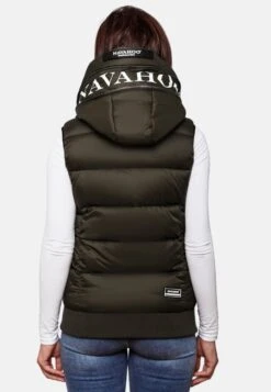 Navahoo Bodywarmers Bodywarmer Kassidy Dames Kaki -Navahoo ca290bf142d7ba96eb08b692b42d2d2e
