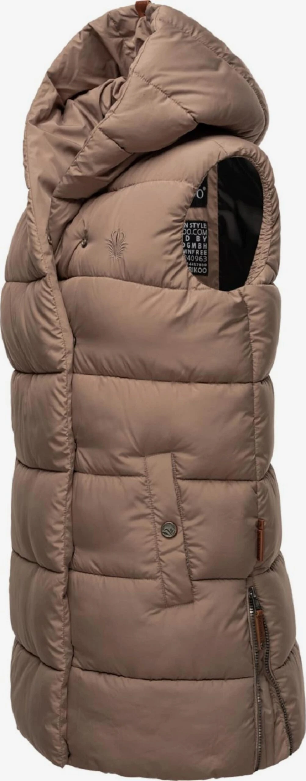 Navahoo Bodywarmers Bodywarmer Madilynaa Dames Taupe 4 Navahoo Bodywarmers Bodywarmer Madilynaa Dames Taupe - Afbeelding 2
