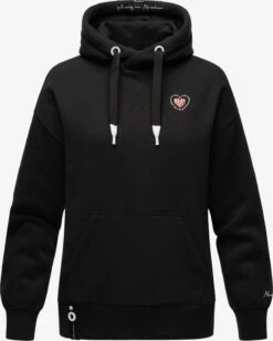 Navahoo Hoodies Sweatshirt Goldfee Dames Zwart