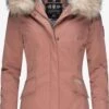 Navahoo Parkas Winterparka Cristal Dames Donkerroze