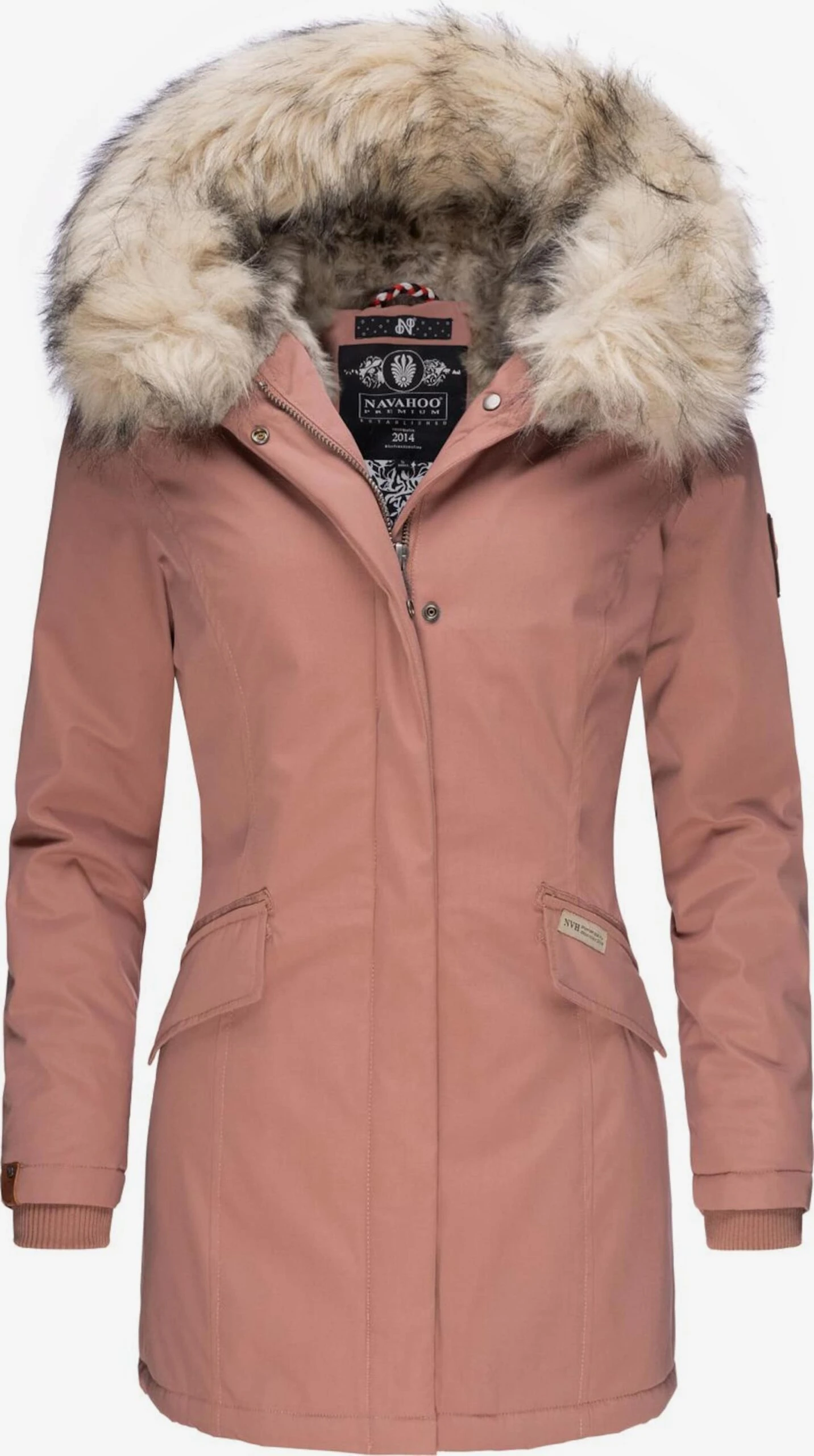 Navahoo Parkas Winterparka Cristal Dames Donkerroze 3 Navahoo Parkas Winterparka Cristal Dames Donkerroze
