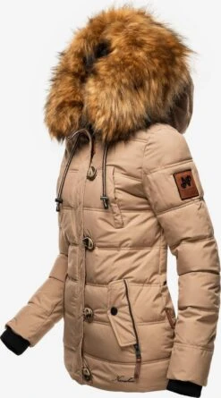 Navahoo Winterjassen Winterjas Zoja Dames Taupe -Navahoo ccf4749eb1ca848a279db3372d5d1fc2