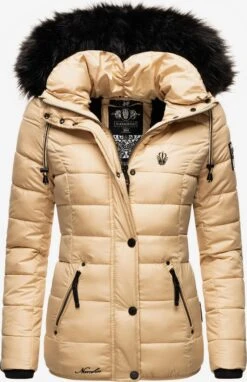 Navahoo Winterjassen Winterjas Zuckerbiene Dames Beige