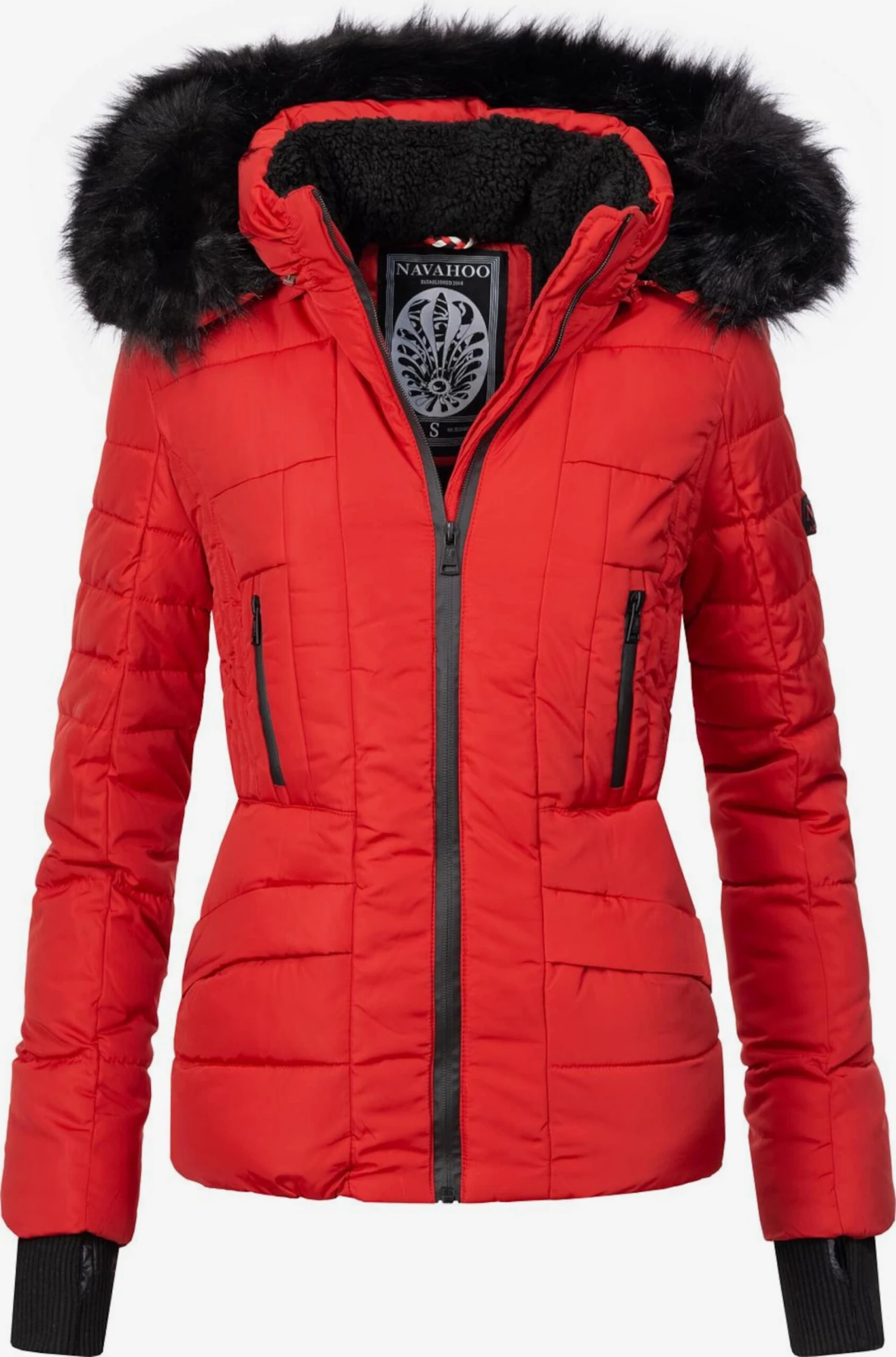 Navahoo Winterjassen Winterjas Adele Dames Rood 3 Navahoo Winterjassen Winterjas Adele Dames Rood