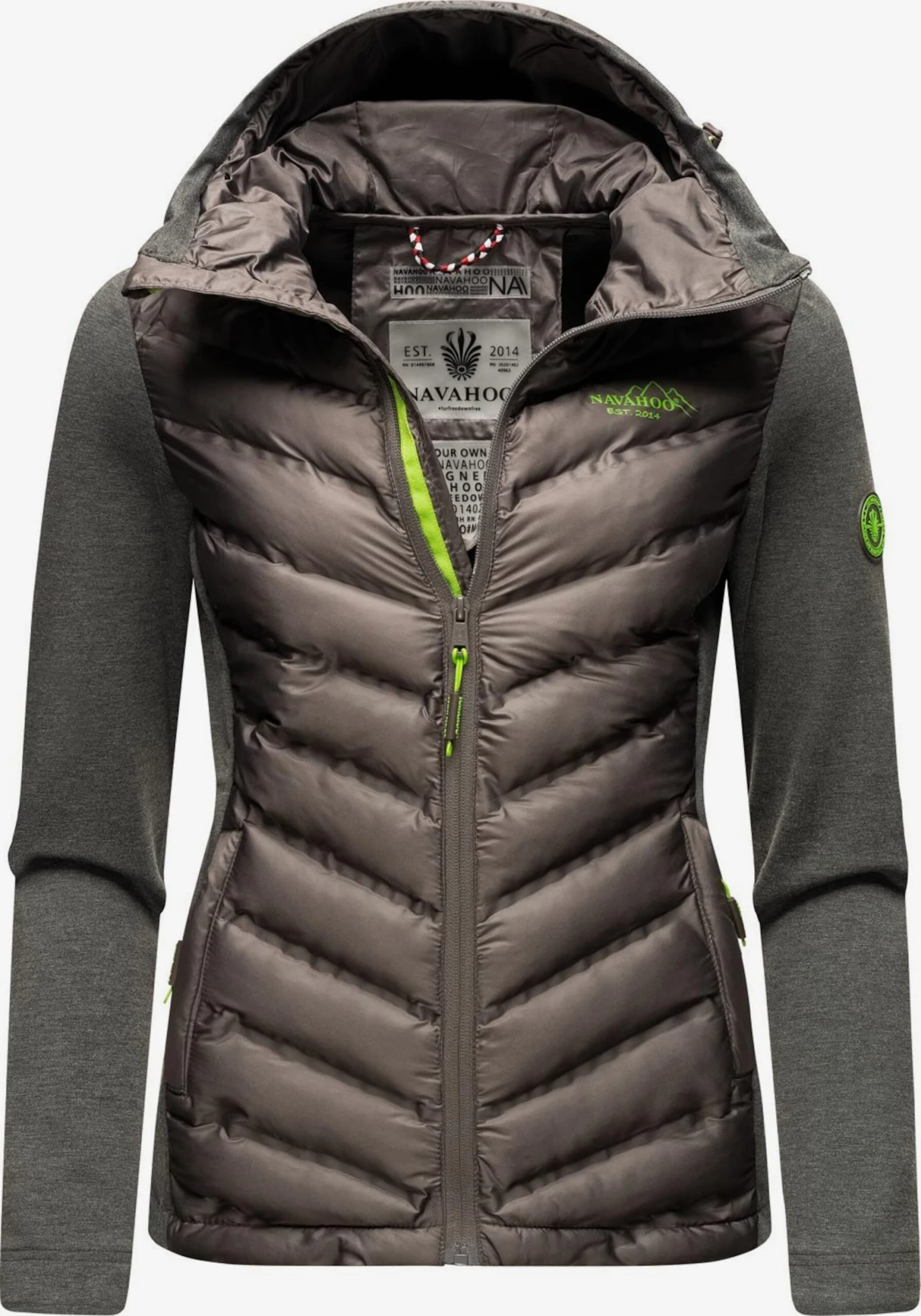 Navahoo Tussenjassen Tussenjas Nimm Mich Mit Dames Chocoladebruin / Donkergrijs 3 Navahoo Tussenjassen Tussenjas Nimm Mich Mit Dames Chocoladebruin / Donkergrijs