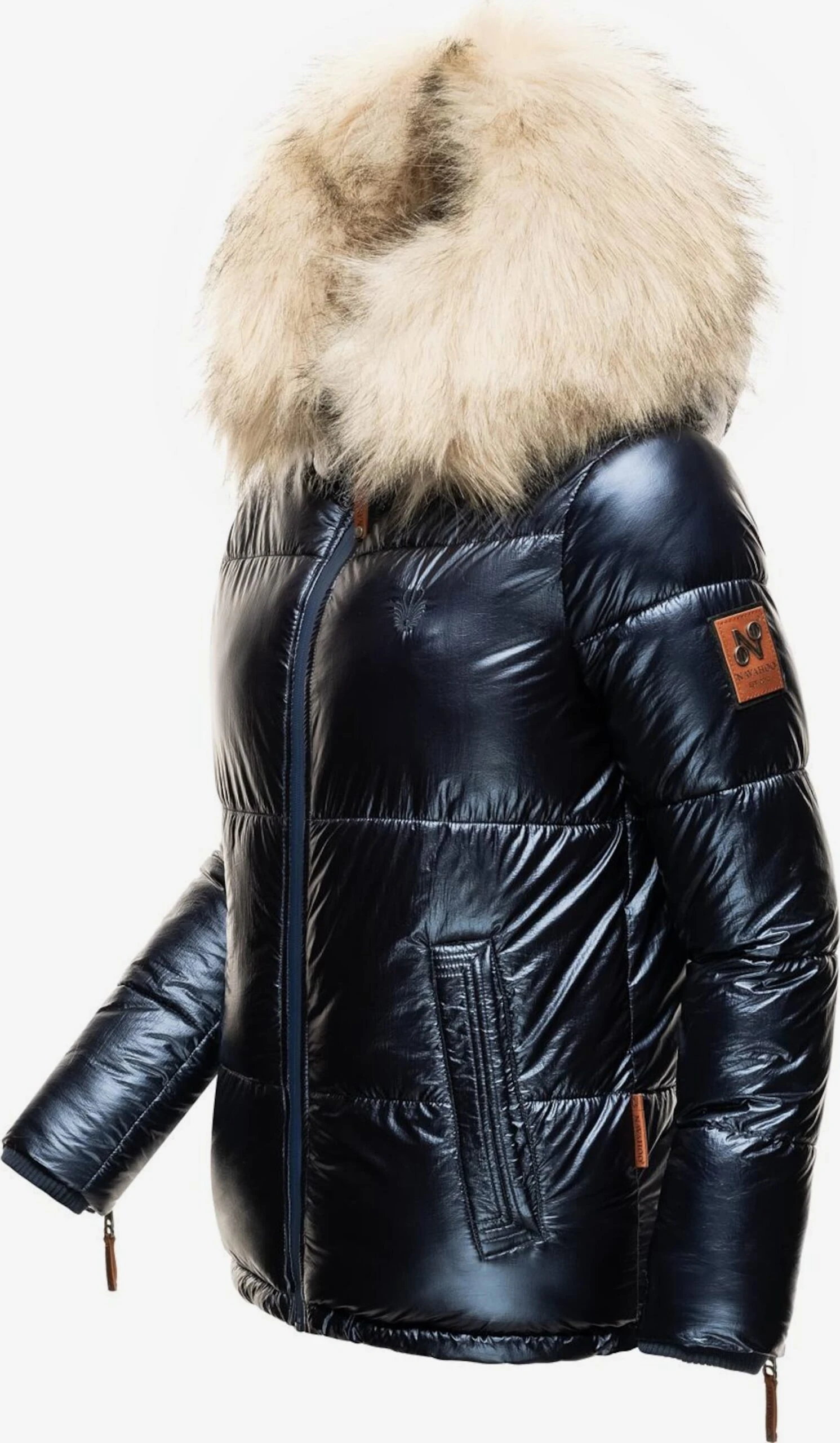 Navahoo Winterjassen Winterjas Tikunaa Dames Navy 4 Navahoo Winterjassen Winterjas Tikunaa Dames Navy - Afbeelding 2