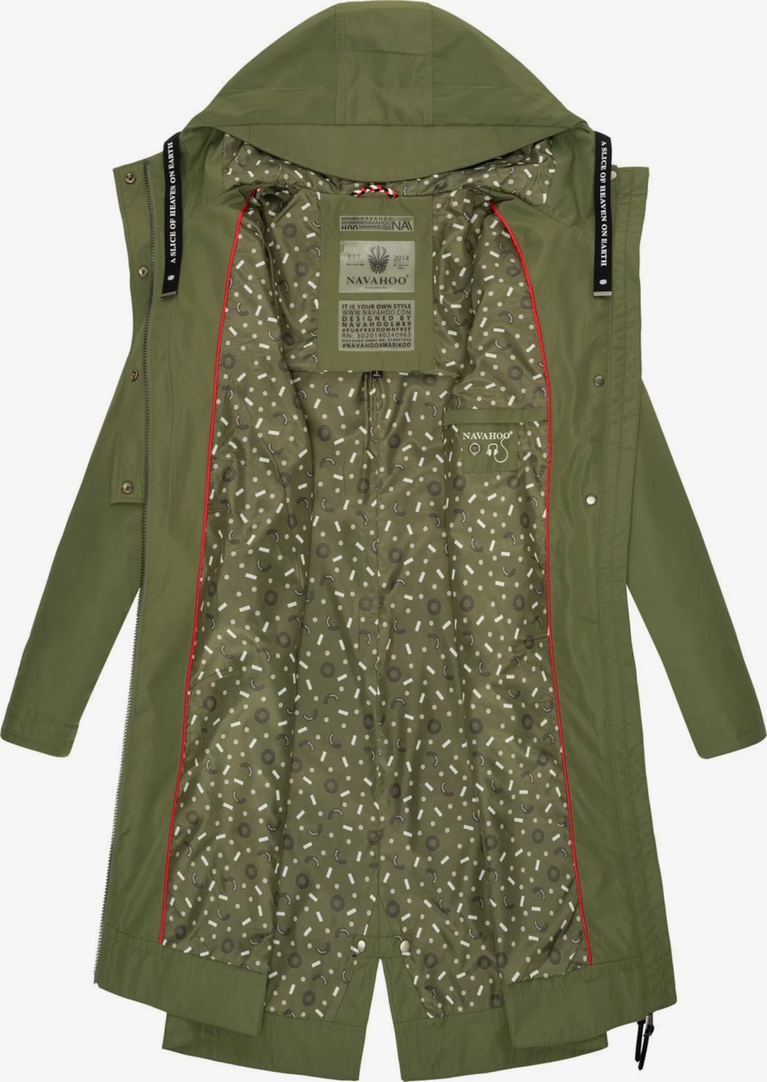 Navahoo Parkas Tussenparka Josinaa Dames Groen 6 Navahoo Parkas Tussenparka Josinaa Dames Groen - Afbeelding 4