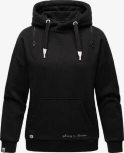 Navahoo Hoodies Sweatshirt Zuckerbärchen Dames Zwart