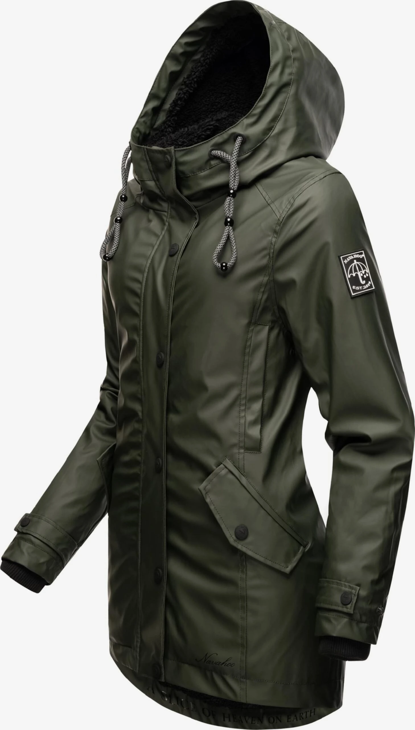 Navahoo Winterjassen Winterjas Lindraa Dames Kaki 5 Navahoo Winterjassen Winterjas Lindraa Dames Kaki - Afbeelding 3