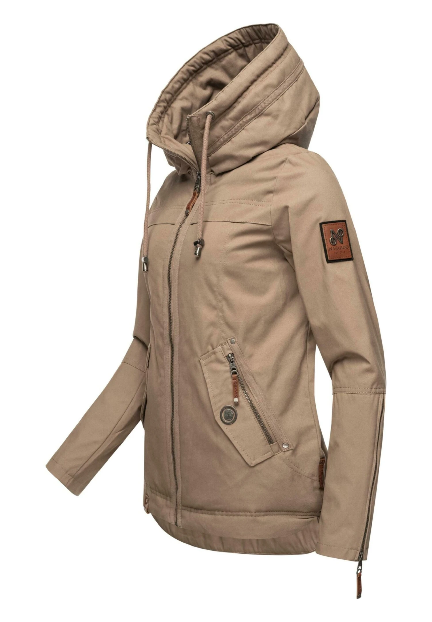 Navahoo Wekoo - Parka - Taupe 5 Navahoo Wekoo - Parka - Taupe - Afbeelding 3