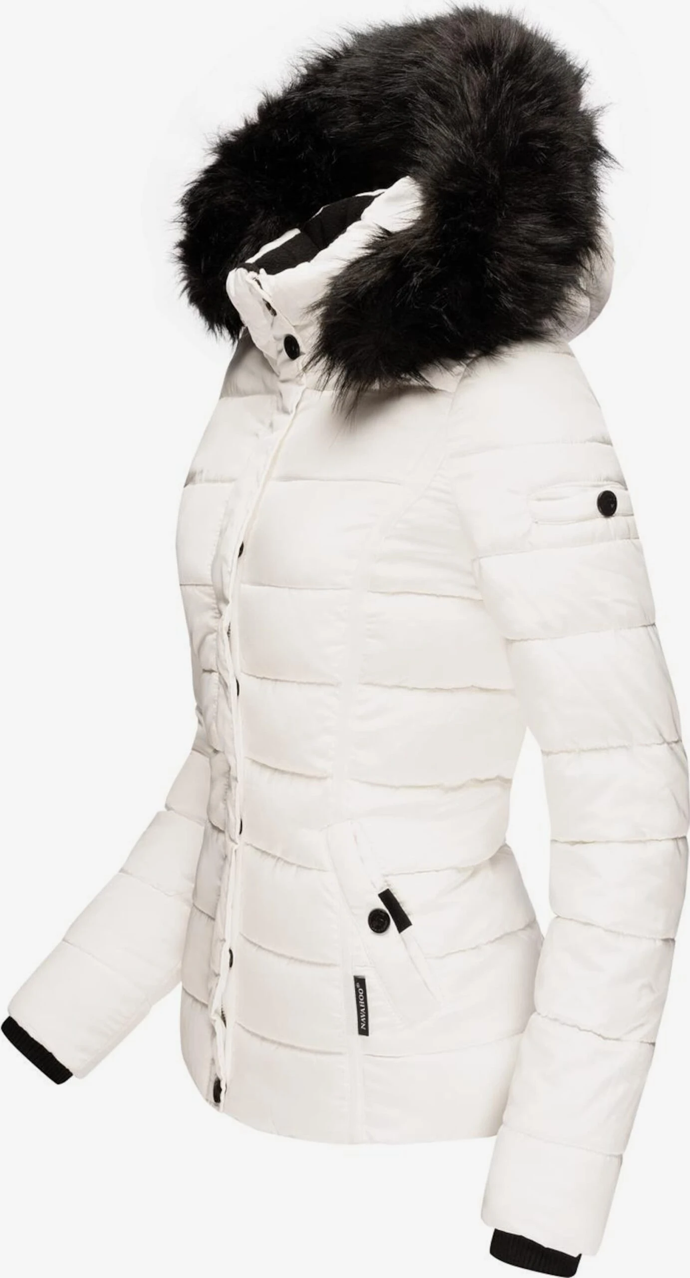 Navahoo Winterjassen Winterjas Miamor Dames Natuurwit 4 Navahoo Winterjassen Winterjas Miamor Dames Natuurwit - Afbeelding 2