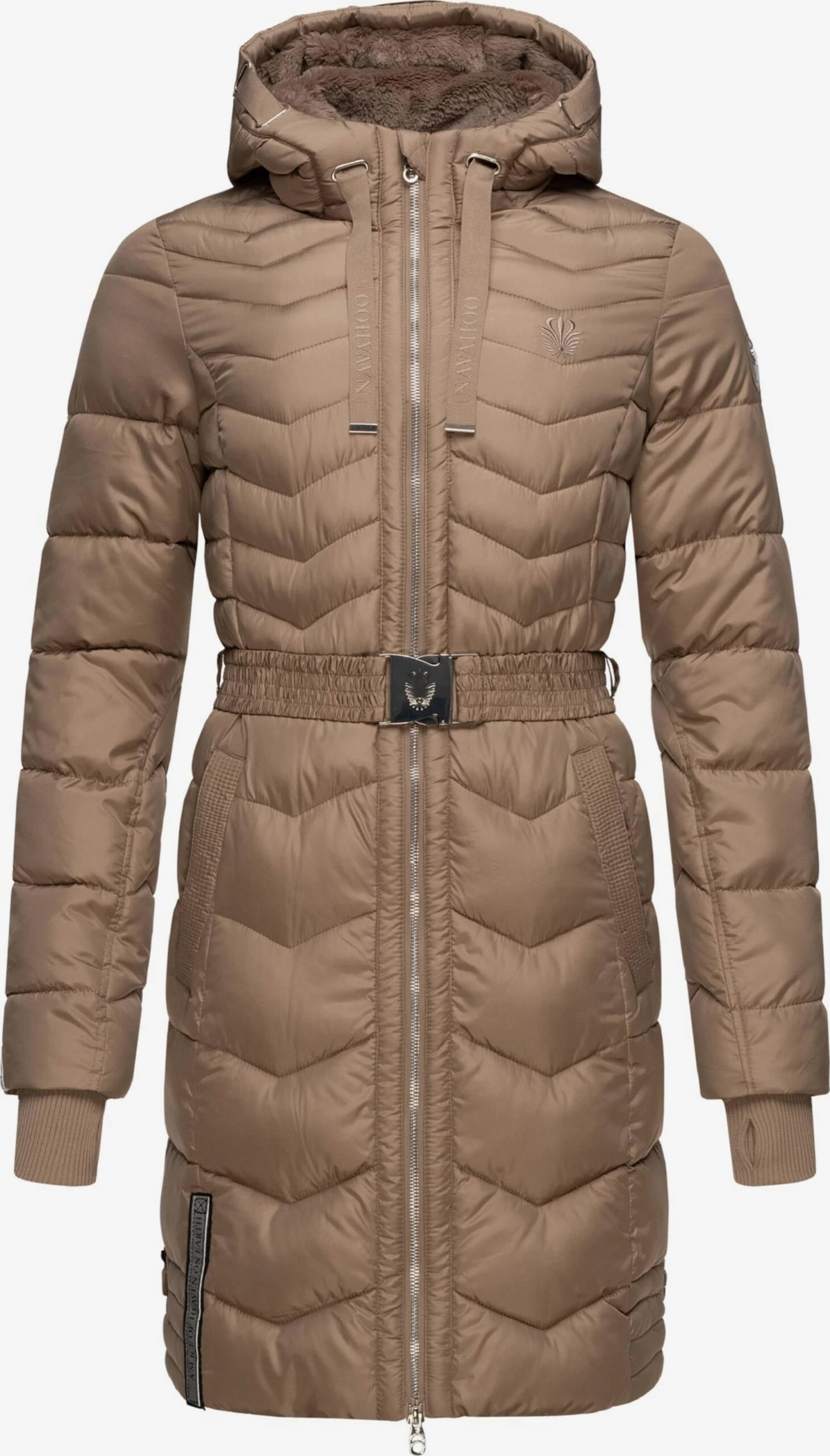 Navahoo Wintermantels Wintermantel Alpenveilchen Dames Bruin 3 Navahoo Wintermantels Wintermantel Alpenveilchen Dames Bruin