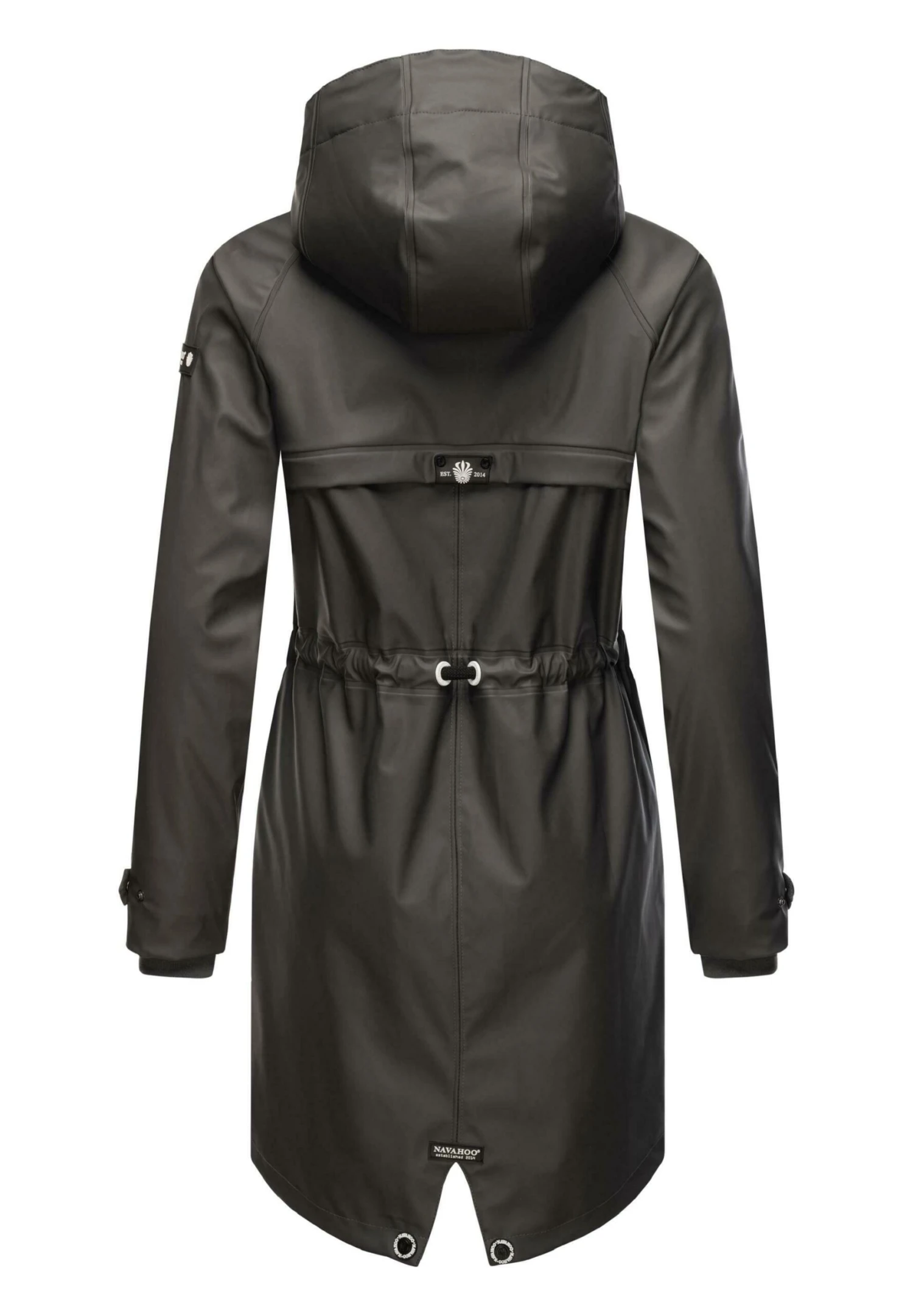 Navahoo Rainy Flower - Parka - Dark Grey 4 Navahoo Rainy Flower - Parka - Dark Grey - Afbeelding 2