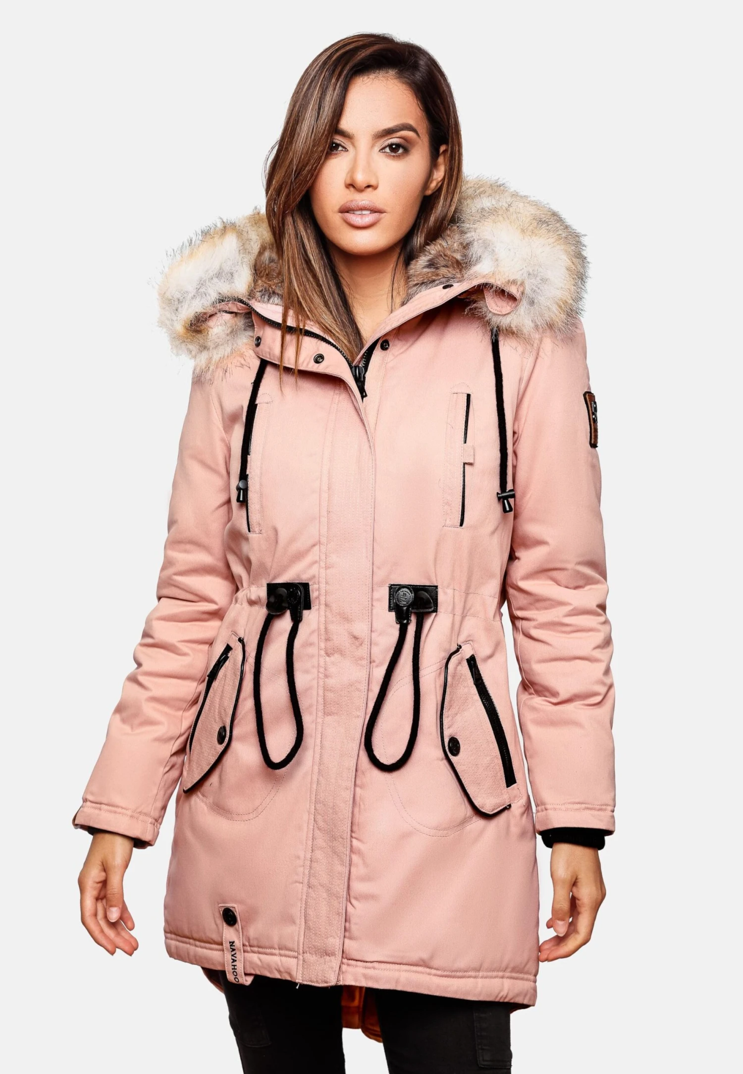 Navahoo Parkas Winterparka Bombii Dames Rosa 6 Navahoo Parkas Winterparka Bombii Dames Rosa - Afbeelding 4