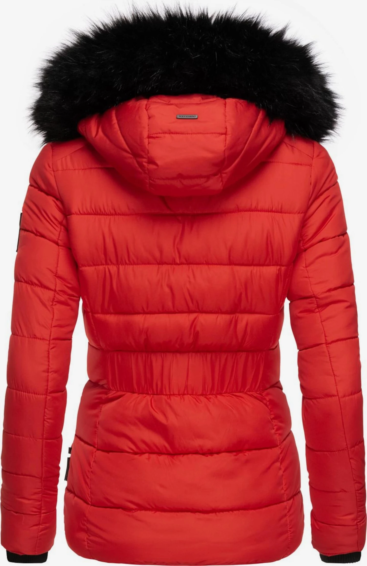 Navahoo Winterjassen Winterjas Zuckerbiene Dames Knalrood 6 Navahoo Winterjassen Winterjas Zuckerbiene Dames Knalrood - Afbeelding 4