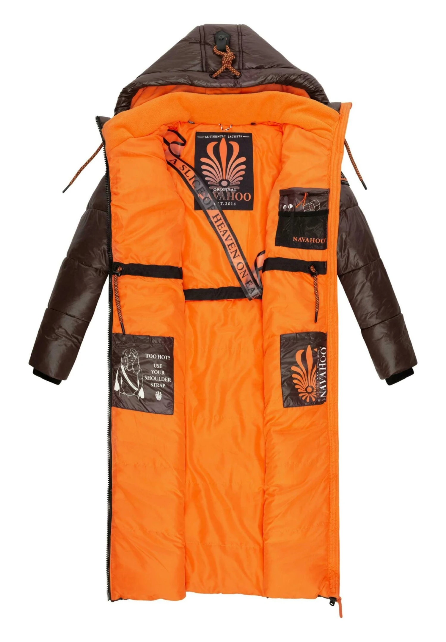 Navahoo Schmuseengel - Winterjas - Dark Choco 5 Navahoo Schmuseengel - Winterjas - Dark Choco - Afbeelding 3