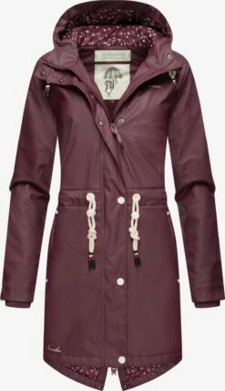 Navahoo Outdoor Jassen Functionele Jas Flower Of Ocean Dames Bordeaux