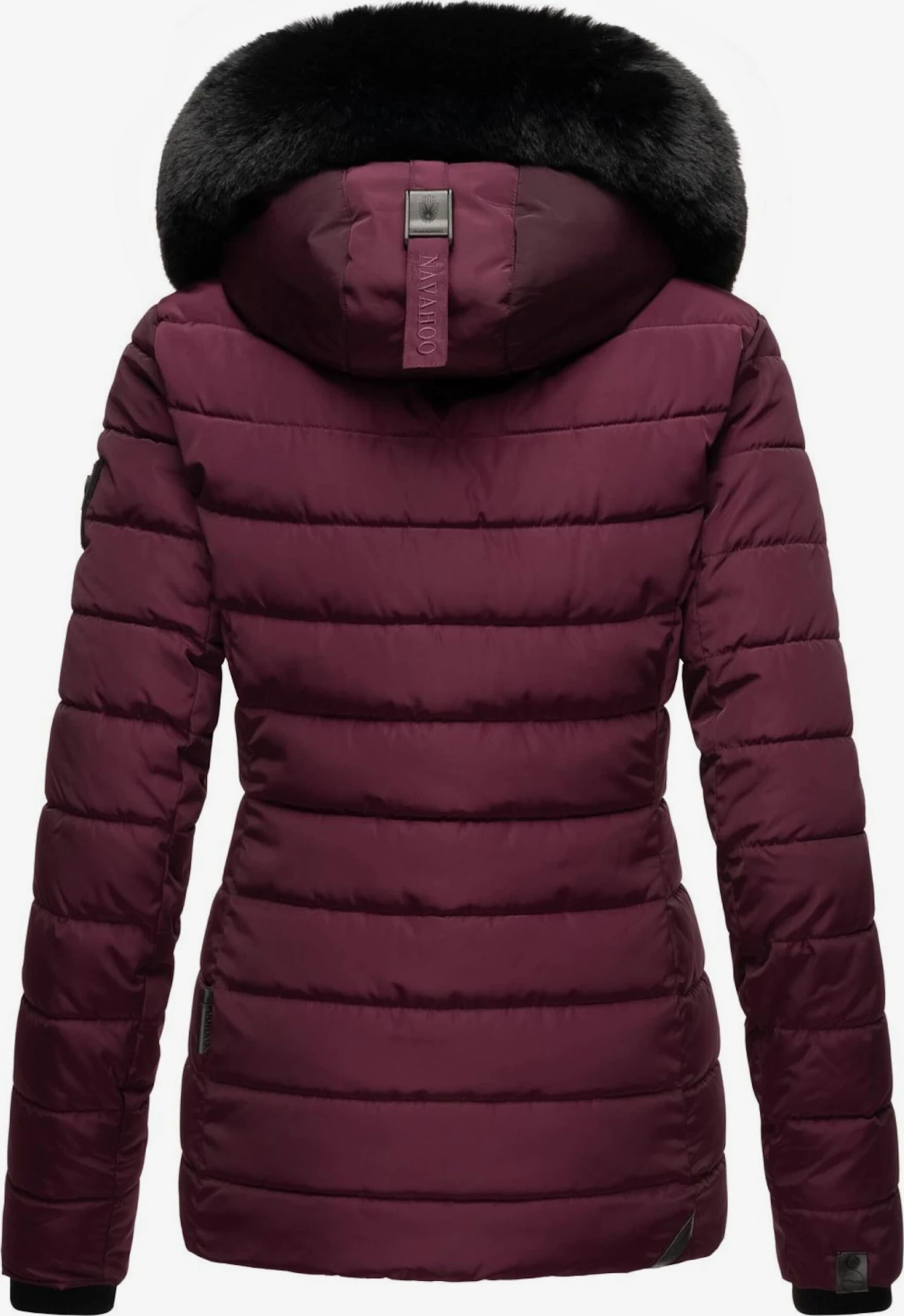 Navahoo Winterjassen Winterjas Milianaa Dames Aubergine 8 Navahoo Winterjassen Winterjas Milianaa Dames Aubergine - Afbeelding 6
