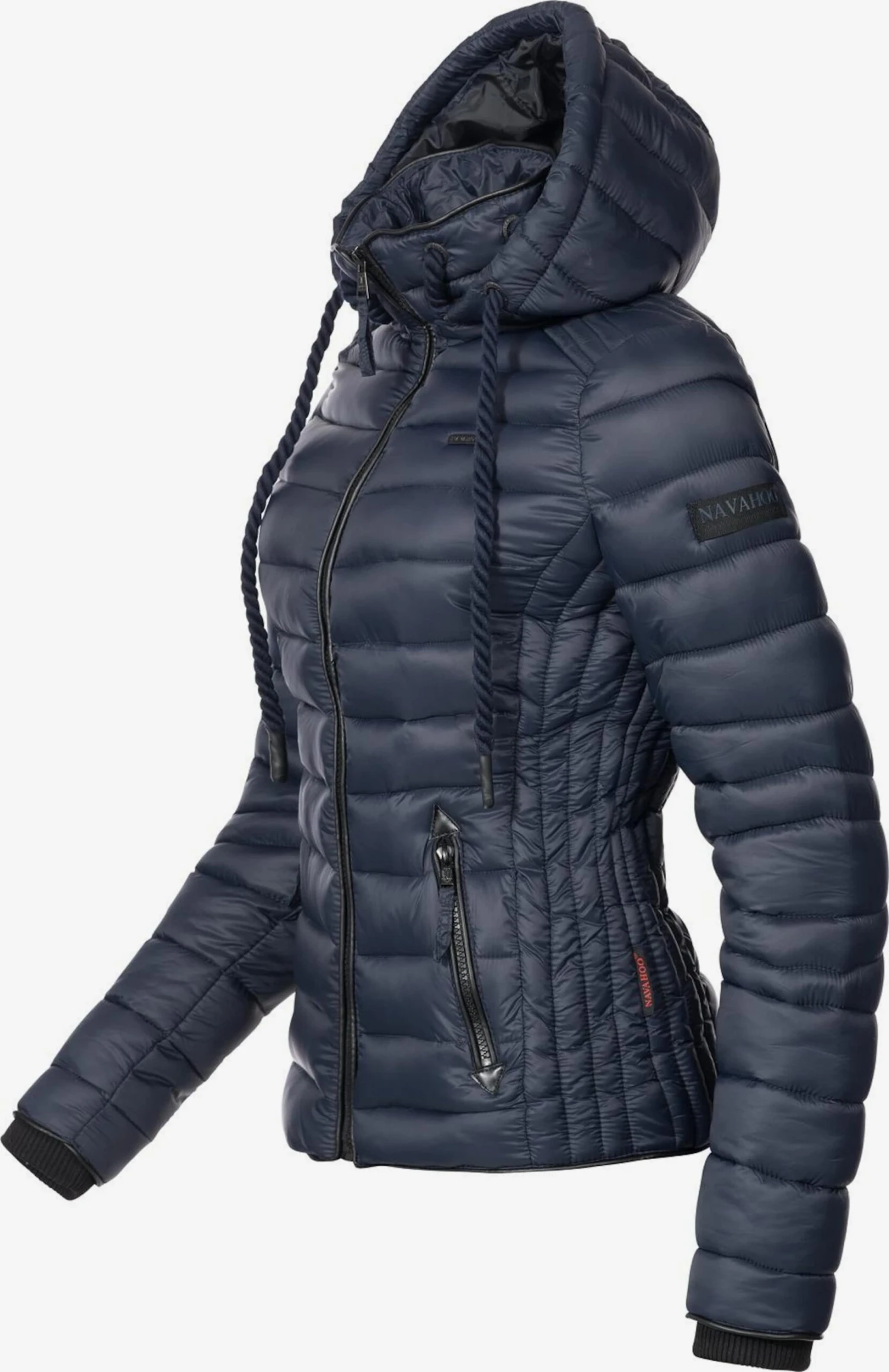 Navahoo Tussenjassen Tussenjas Lulana Dames Enziaan 5 Navahoo Tussenjassen Tussenjas Lulana Dames Enziaan - Afbeelding 3