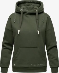 Navahoo Hoodies Sweatshirt Zuckerbärchen Dames Kaki
