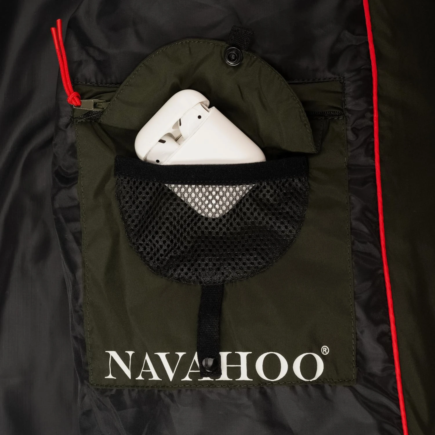 Navahoo Regenmantels Functionele Mantel Isalie Dames Olijfgroen 7 Navahoo Regenmantels Functionele Mantel Isalie Dames Olijfgroen - Afbeelding 5