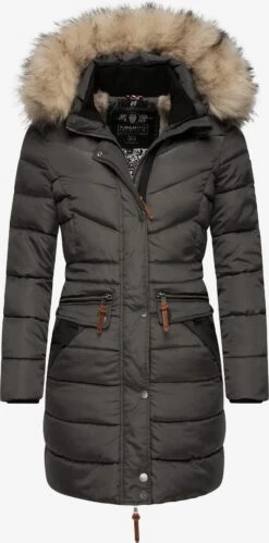 Navahoo Wintermantels Wintermantel Paula Dames Bruin