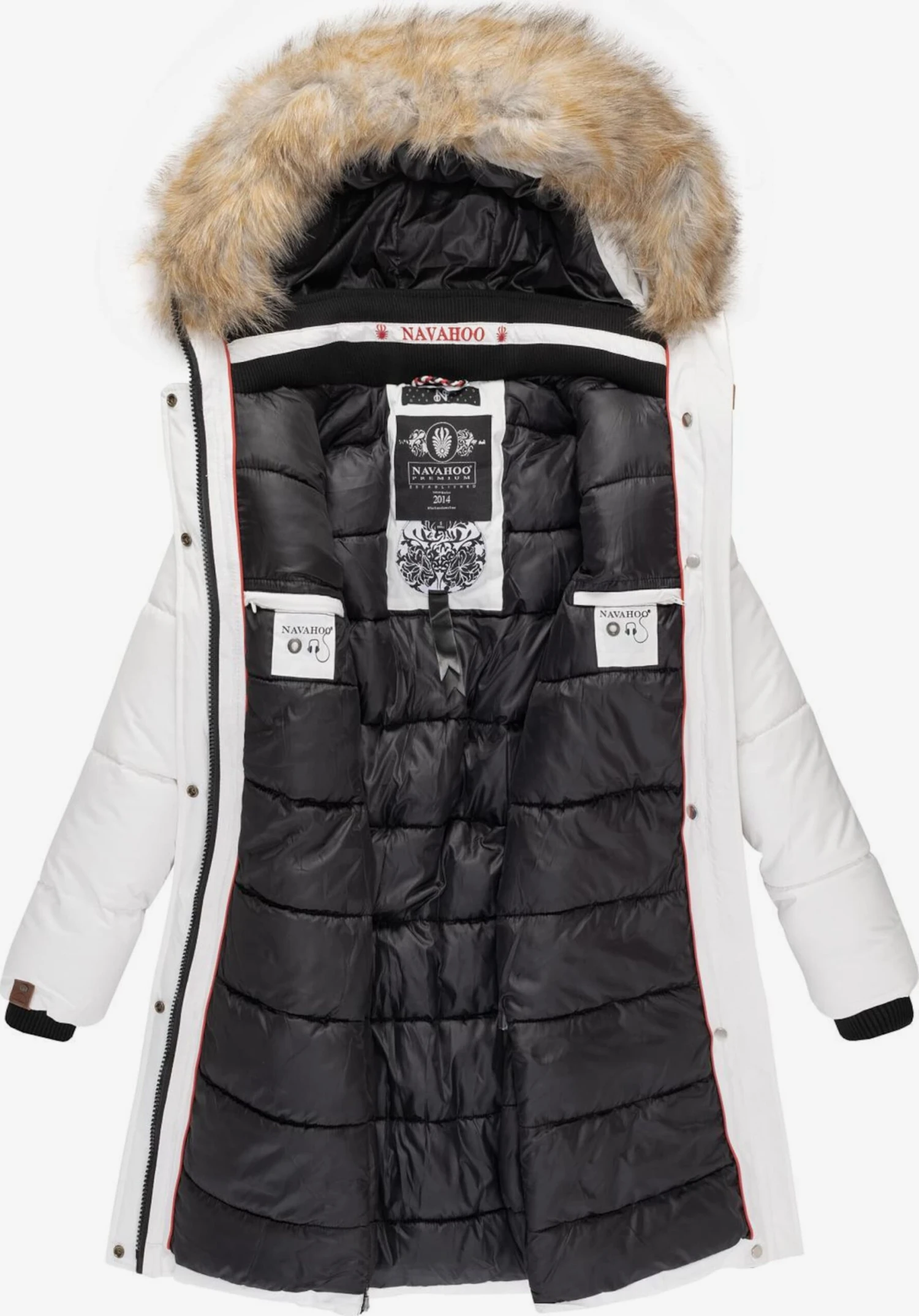 Navahoo Wintermantels Wintermantel Halina Dames Wit 7 Navahoo Wintermantels Wintermantel Halina Dames Wit - Afbeelding 5