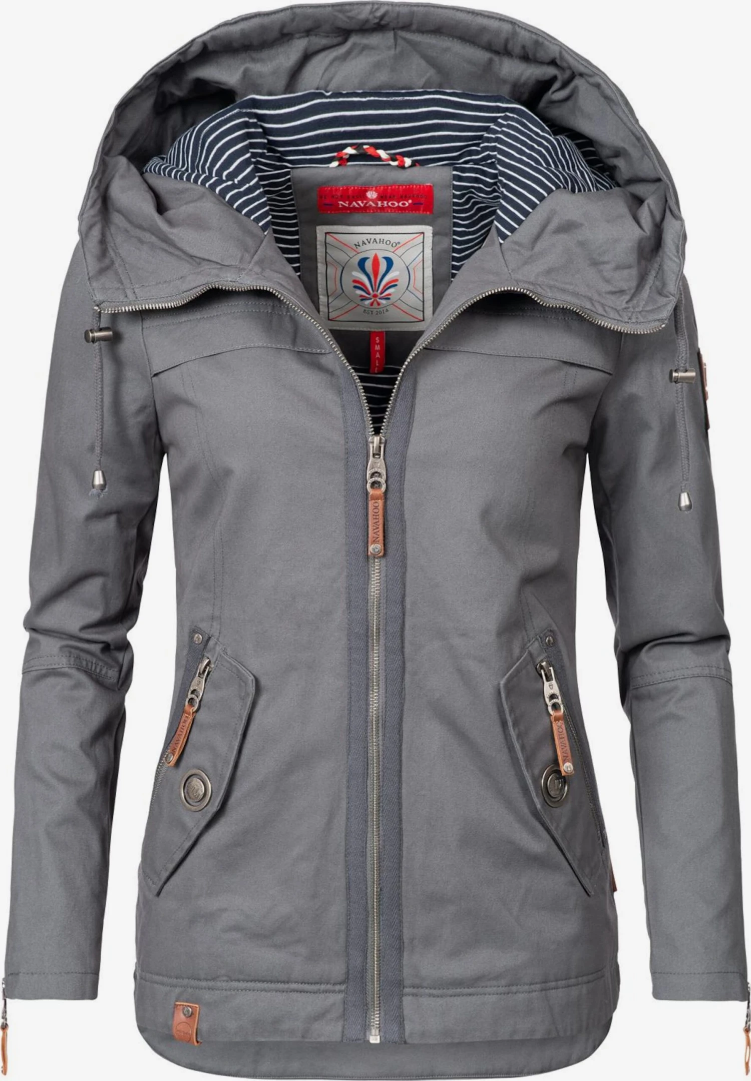 Navahoo Tussenjassen Tussenjas Wekoo Dames Donkergrijs 3 Navahoo Tussenjassen Tussenjas Wekoo Dames Donkergrijs