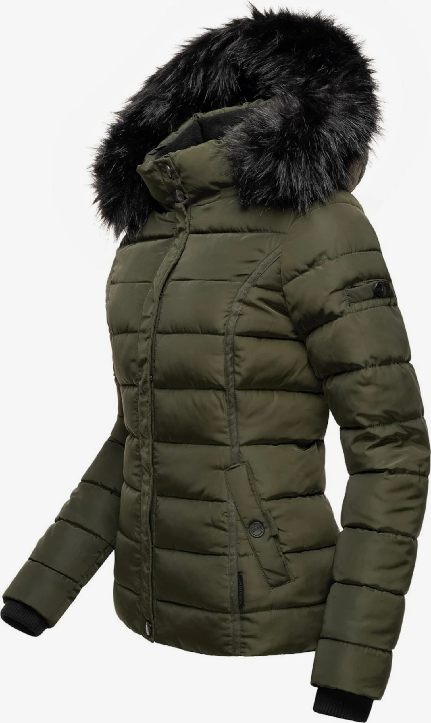 Navahoo Winterjassen Winterjas Miamor Dames Olijfgroen 4 Navahoo Winterjassen Winterjas Miamor Dames Olijfgroen - Afbeelding 2