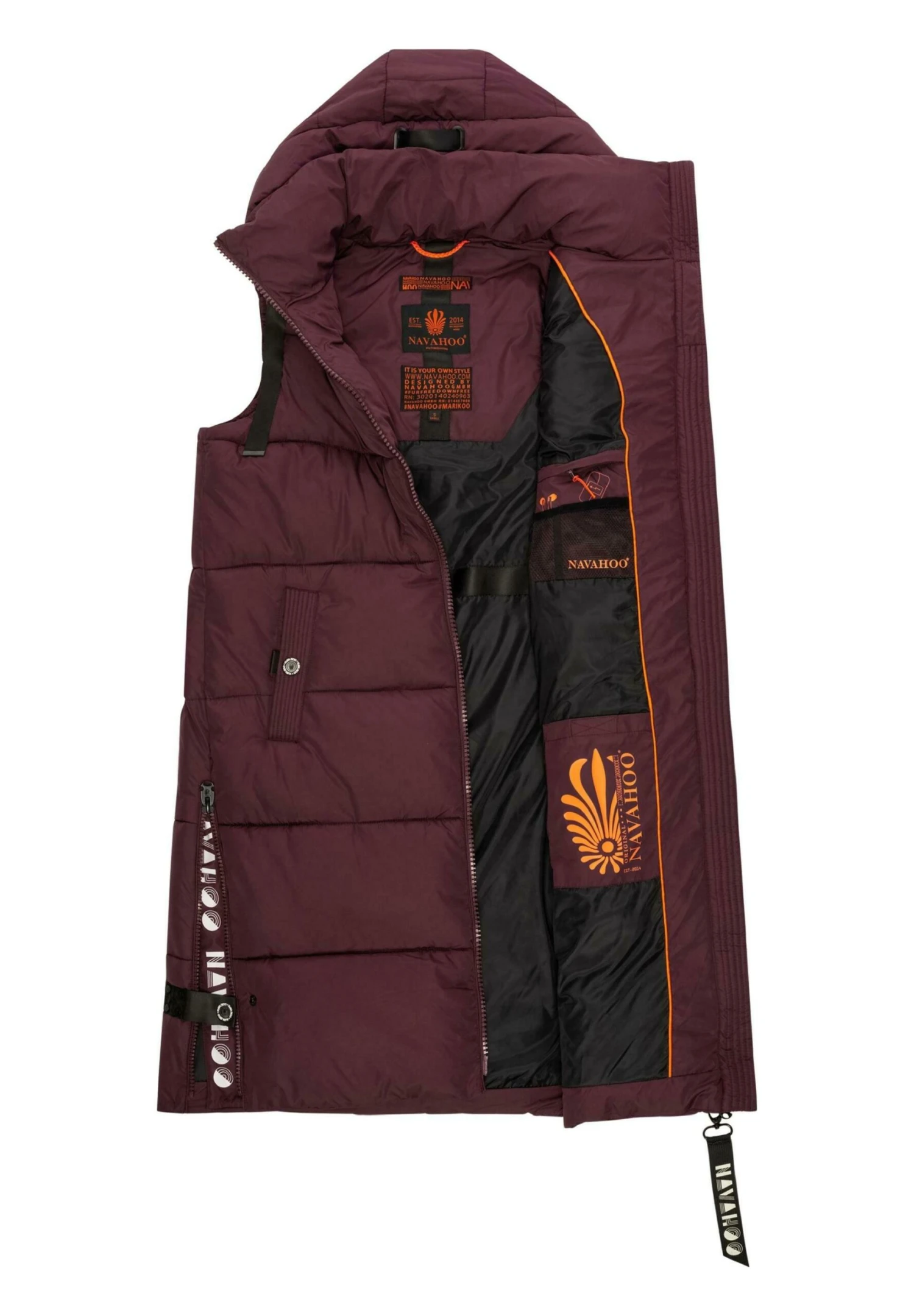 Navahoo Schnuffelchen - Bodywarmer - Wine 7 Navahoo Schnuffelchen - Bodywarmer - Wine - Afbeelding 5