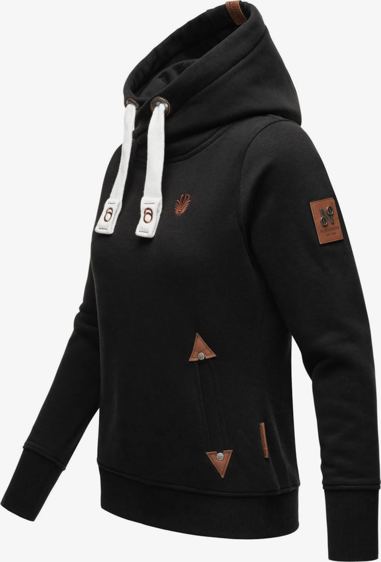 Navahoo Hoodies Sweatshirt Namikaa Dames Zwart 4 Navahoo Hoodies Sweatshirt Namikaa Dames Zwart - Afbeelding 2