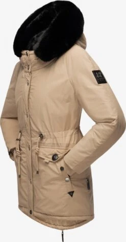 Navahoo Parkas Winterparka Sweety Deluxe Dames Taupe -Navahoo f82f21ef9e0e0b49b3bf5660bb799498