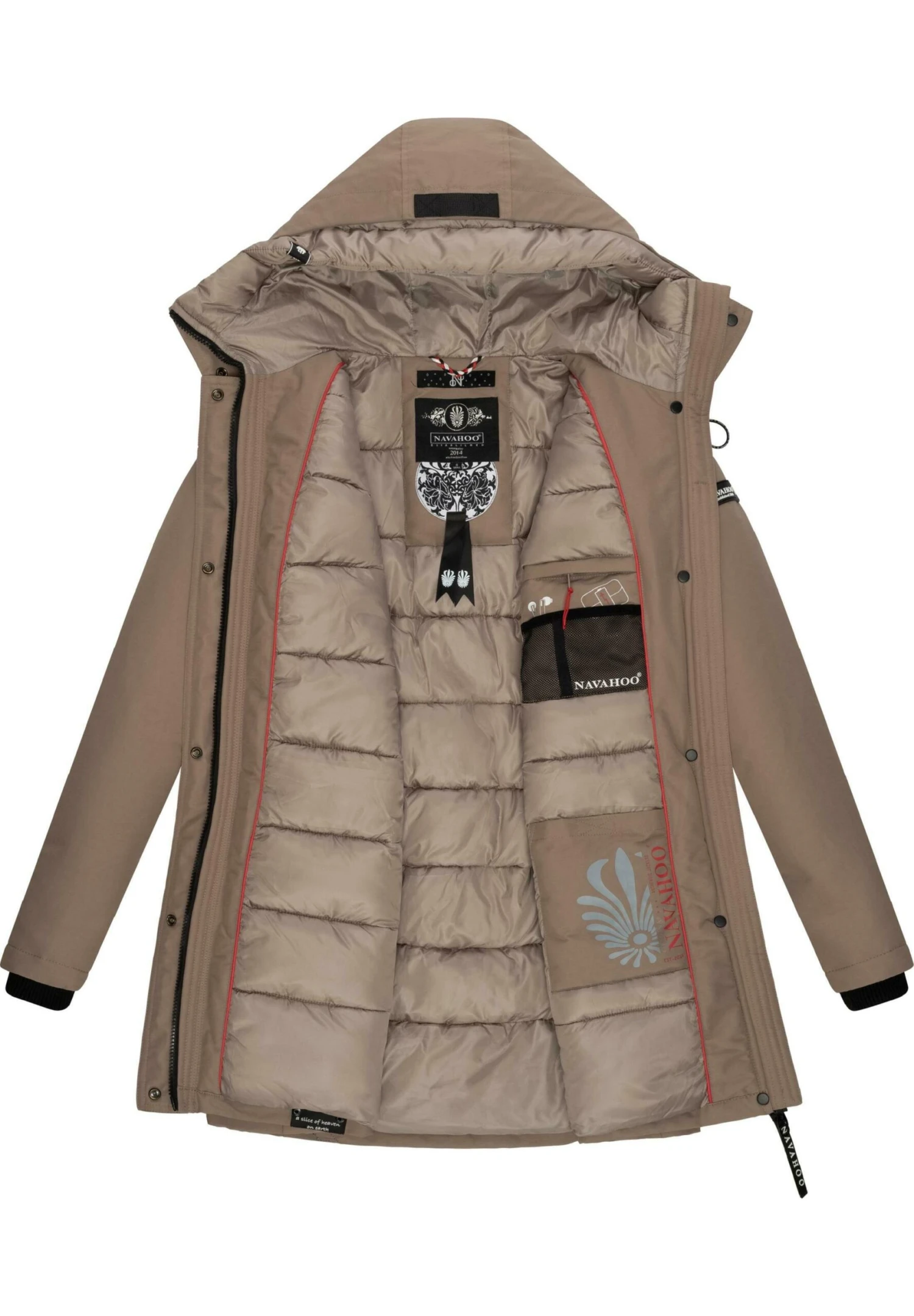 Navahoo Blizzardstorm - Parka - Taupe Grey 8 Navahoo Blizzardstorm - Parka - Taupe Grey - Afbeelding 6