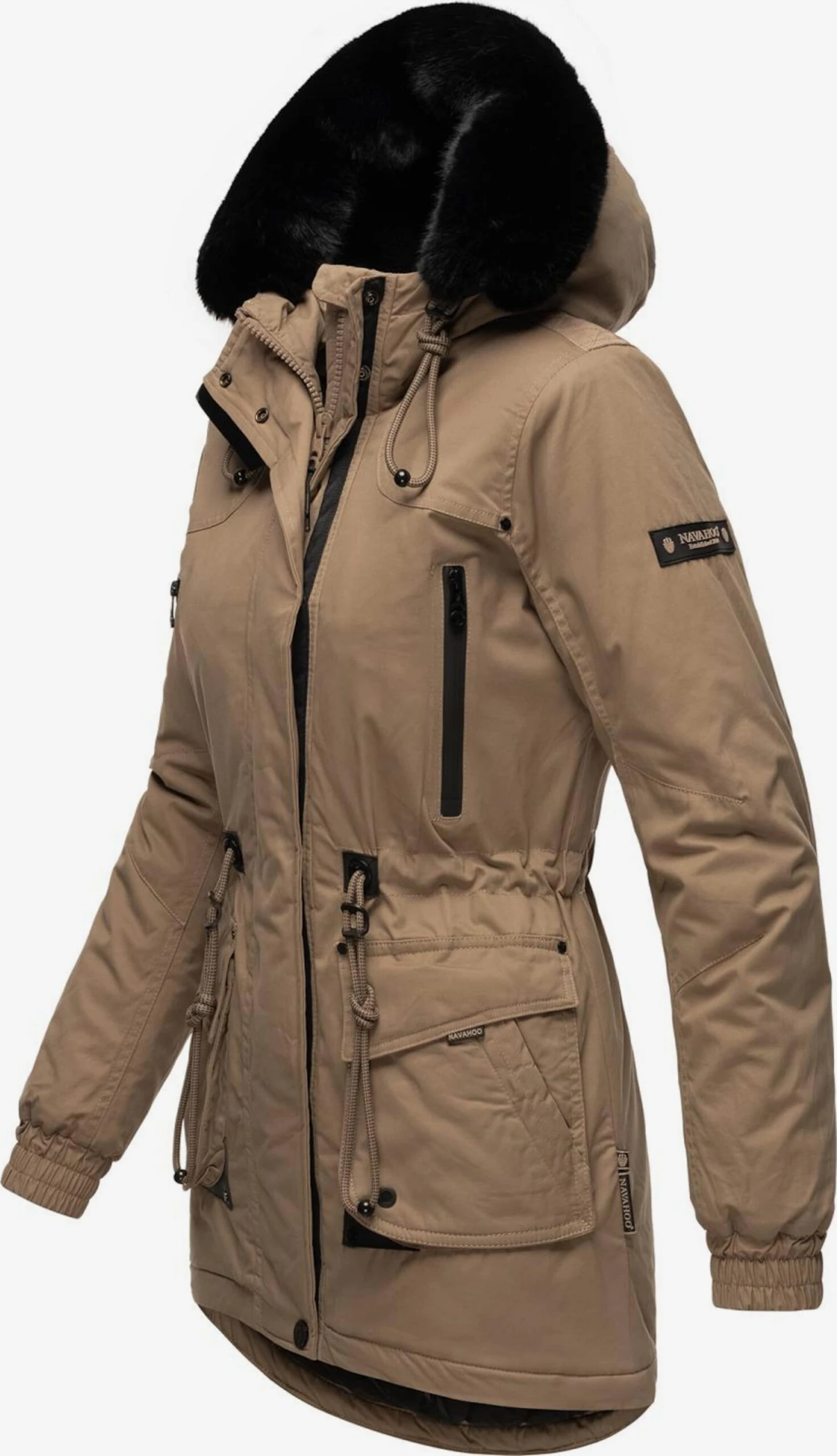 Navahoo Parkas Winterparka Dames Lichtbruin 4 Navahoo Parkas Winterparka Dames Lichtbruin - Afbeelding 2