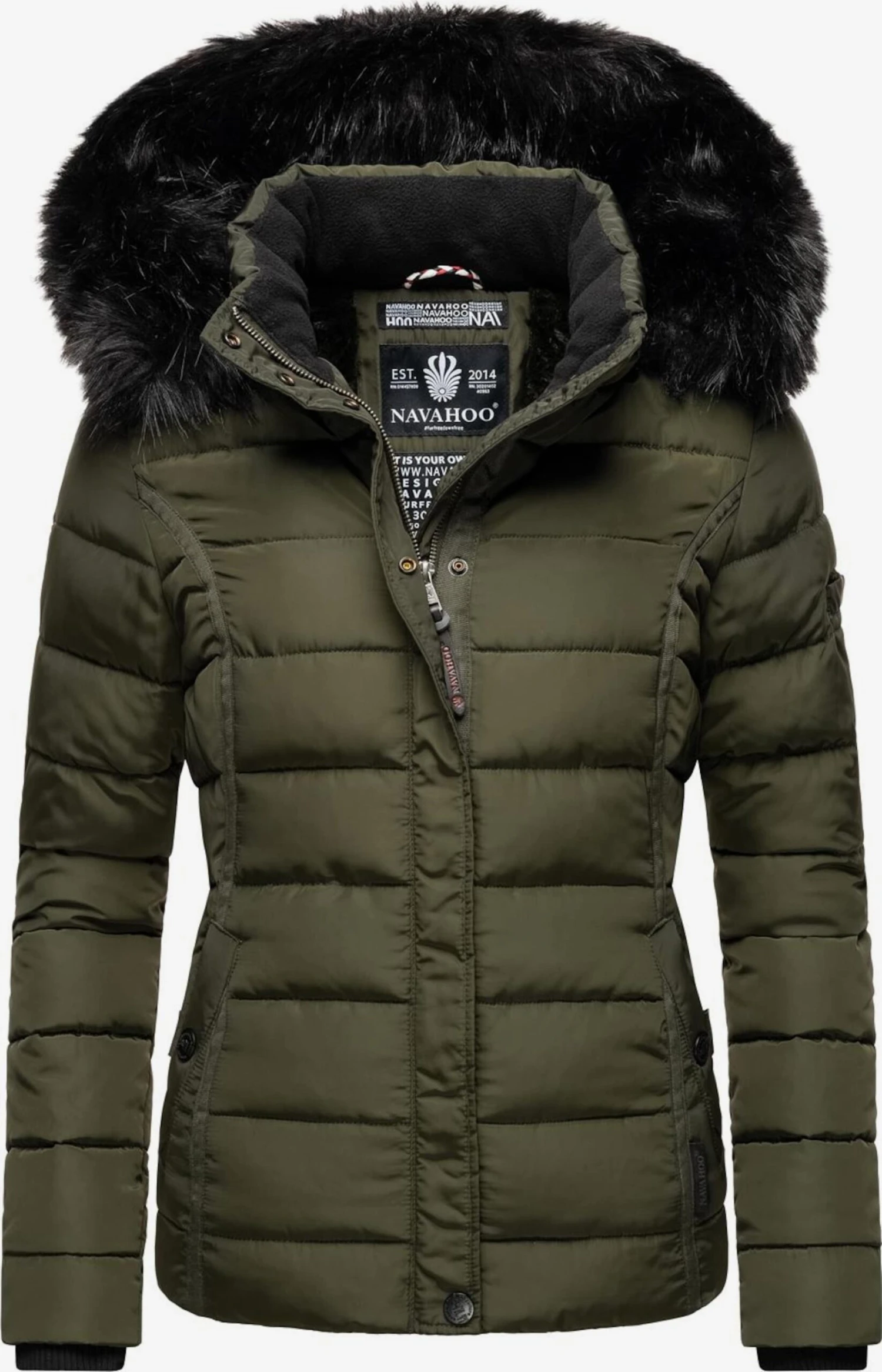 Navahoo Winterjassen Winterjas Miamor Dames Olijfgroen 3 Navahoo Winterjassen Winterjas Miamor Dames Olijfgroen