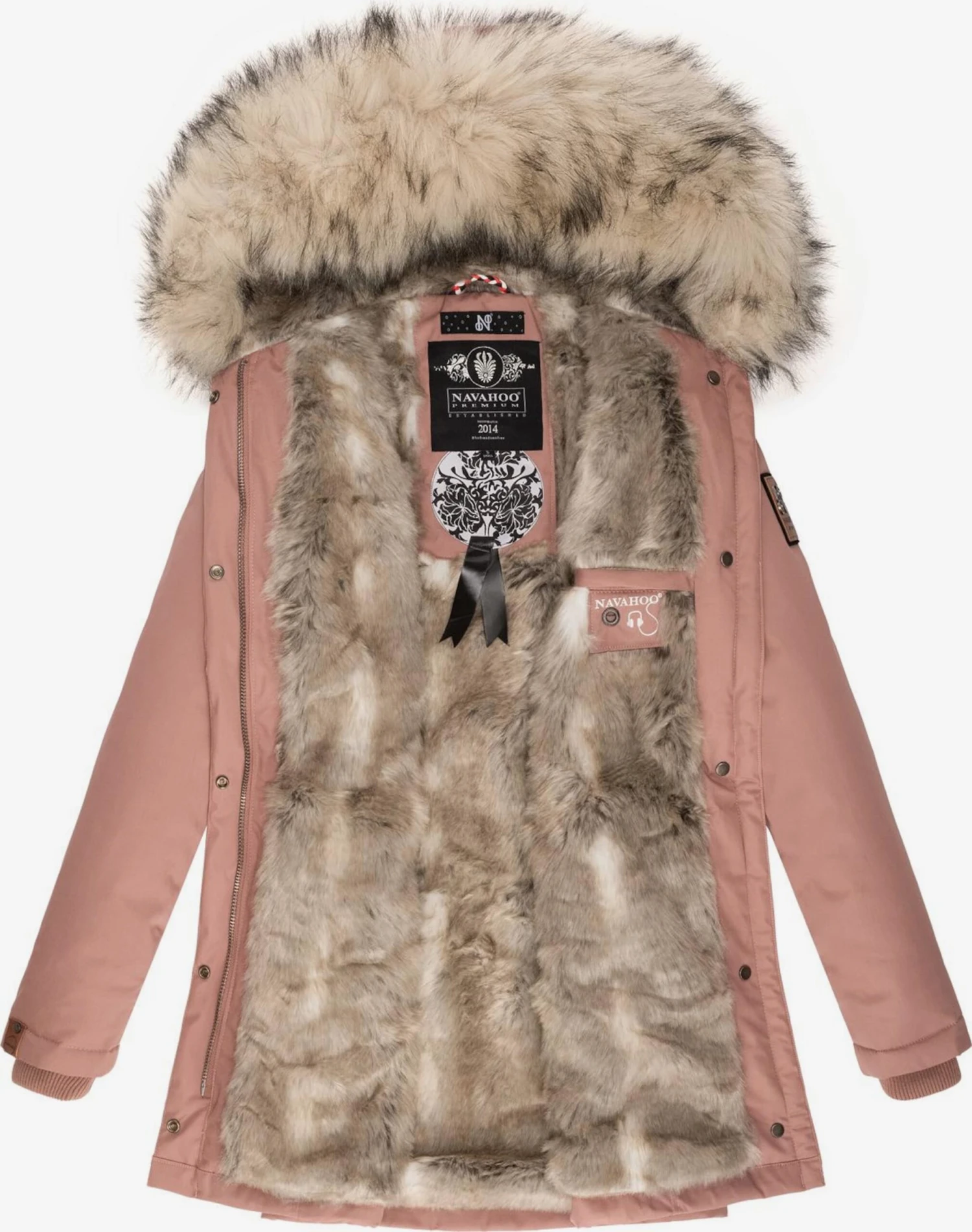 Navahoo Parkas Winterparka Cristal Dames Donkerroze 7 Navahoo Parkas Winterparka Cristal Dames Donkerroze - Afbeelding 5